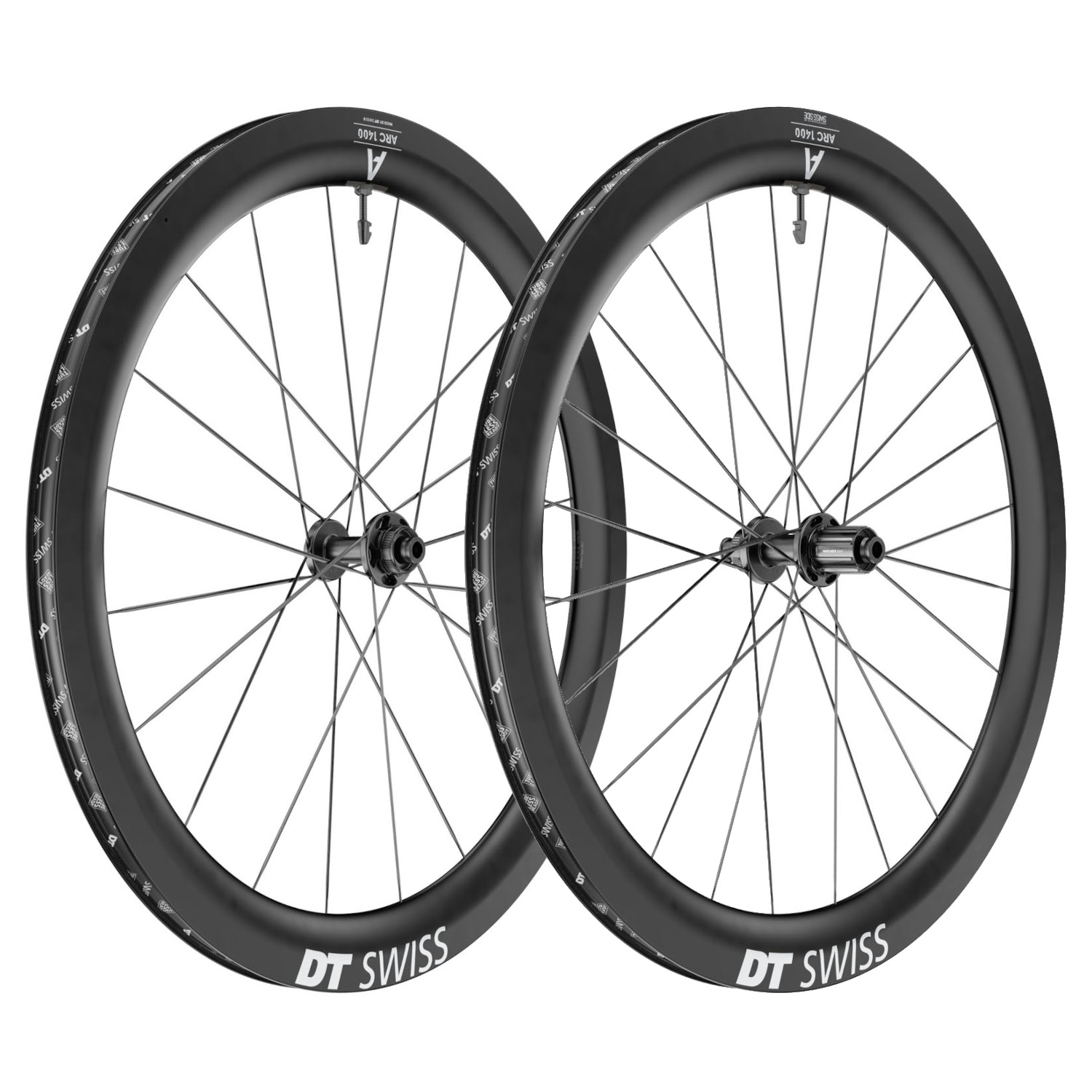 Immagine prodotto da DT Swiss ARC 1400 DICUT 55 Set di Ruote - 28&quot; | Carbon | Clincher | Centerlock - 12x100mm | 12x142mm