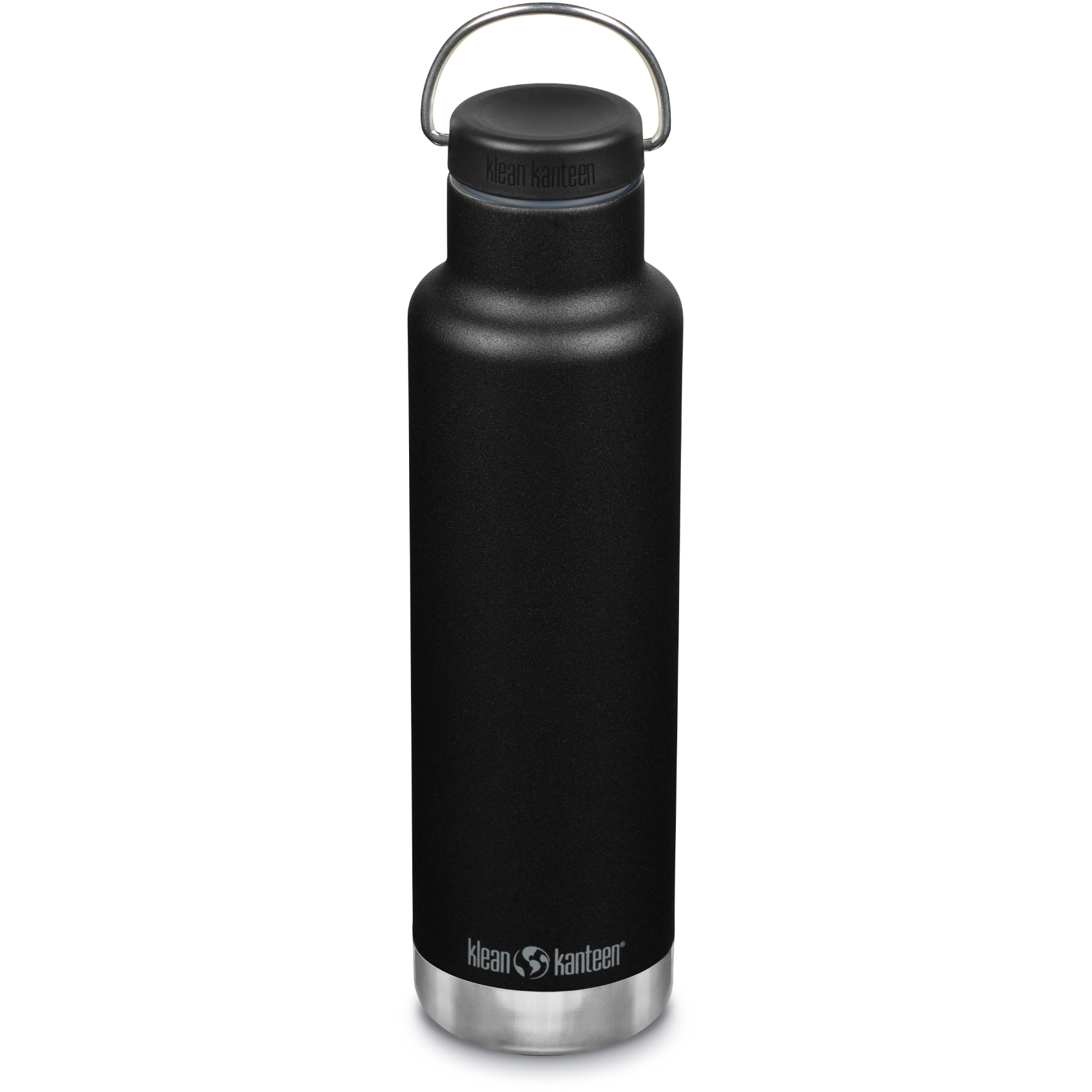 Produktbild von Klean Kanteen Classic Isolier-Trinkflasche mit Loop Cap - 592 ml - schwarz