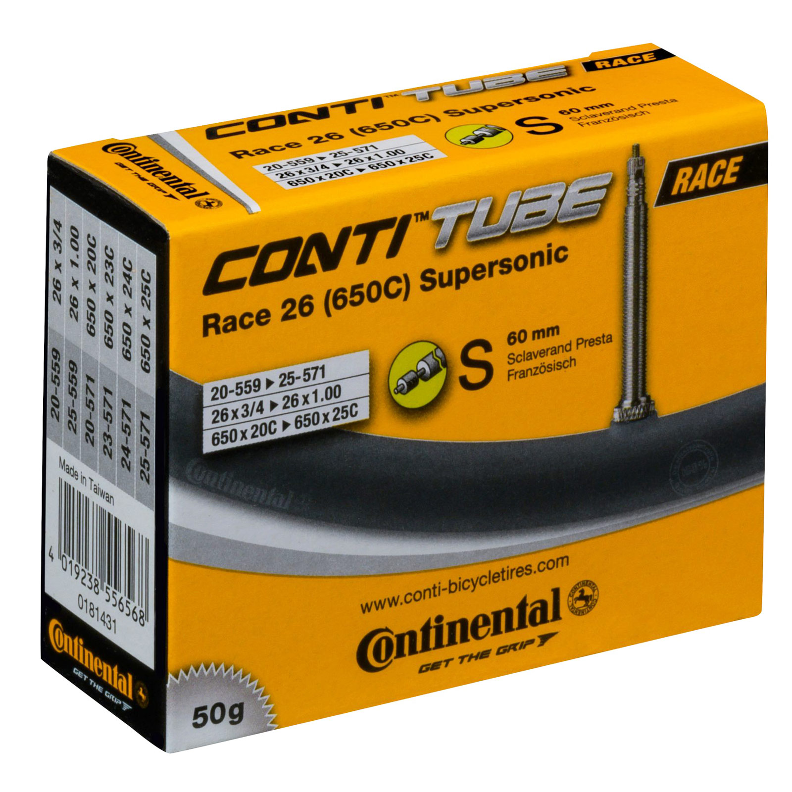 Picture of Continental Race Inner Tube - 27/28&quot; | Supersonic
