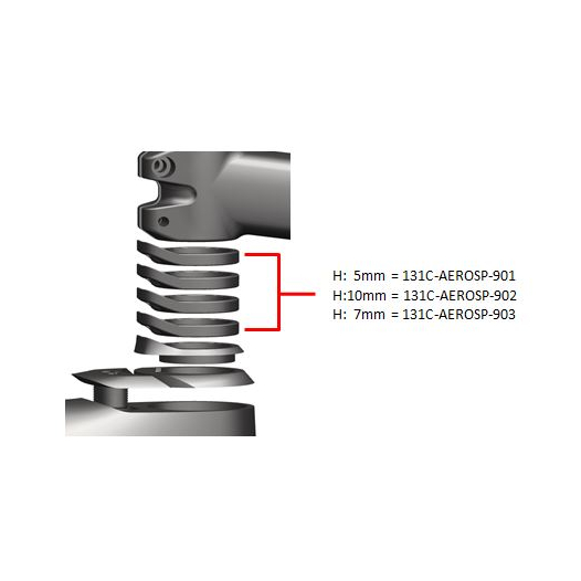 Giant Aero Headset Spacer x 43 mm 131C-AEROSP-903 mm
