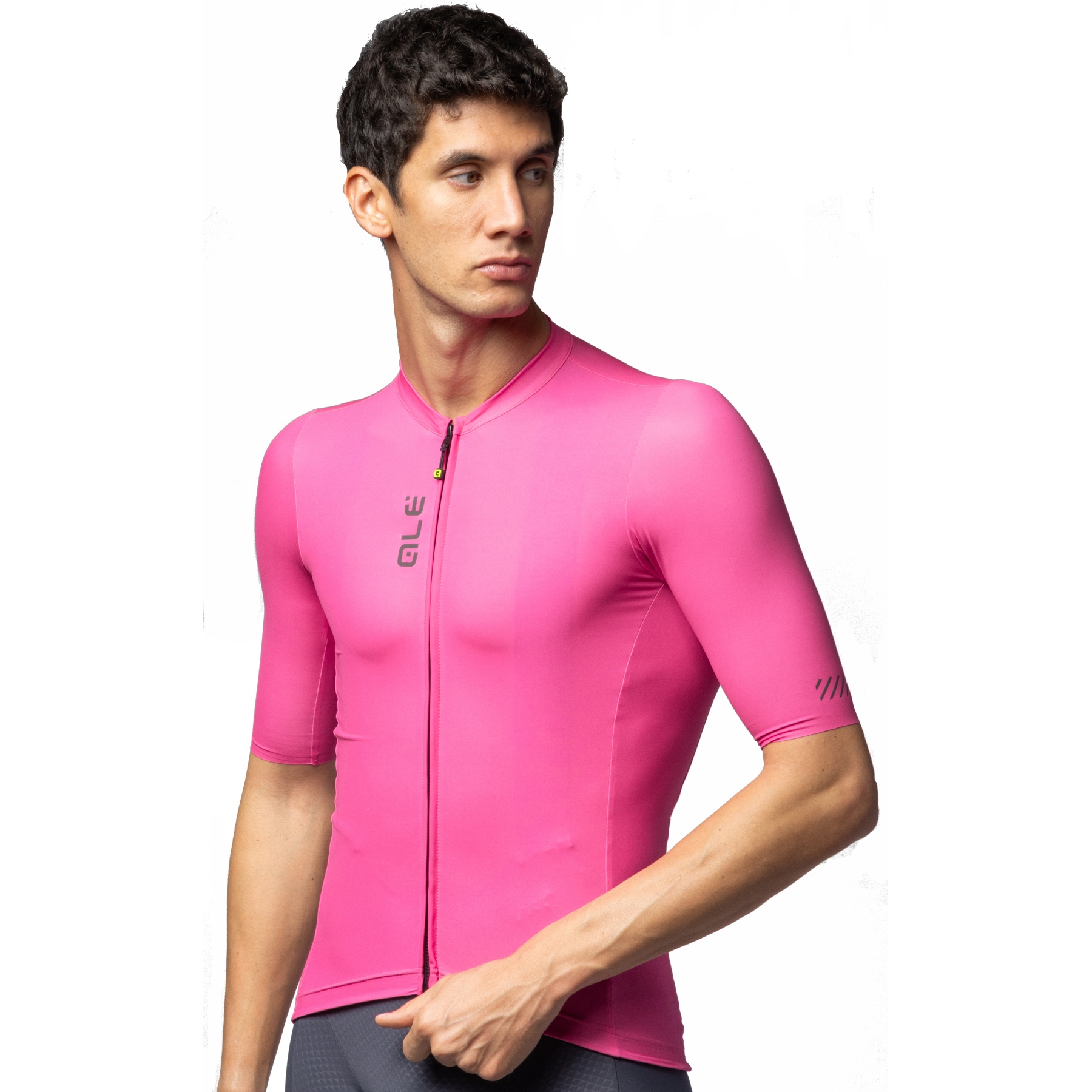 Produktbild von Alé PRAGMA Color Block Radtrikot Herren - fuchsia