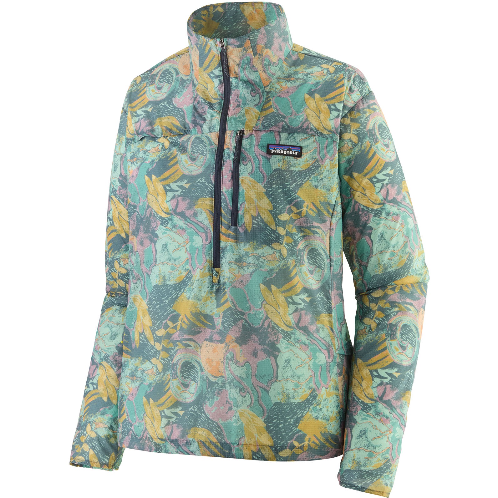 Patagonia Houdini Stash 1/2 Zip Anorak Women - Moon Tripper: Blue