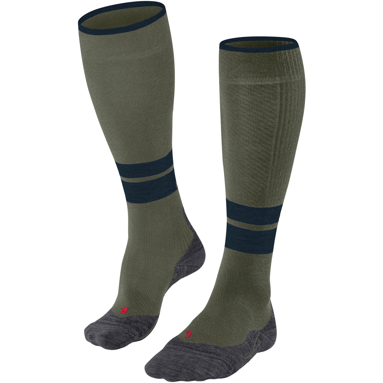 Picture of Falke TK Compression Trekking Socks Men - calla green 7756
