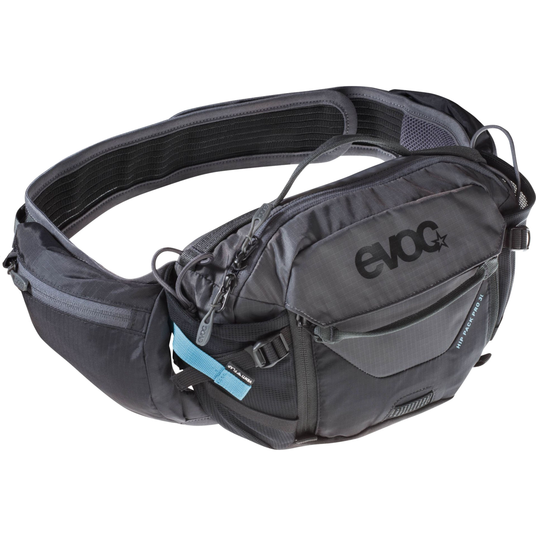 Produktbild von EVOC Hip Pack Pro 3L Hüfttasche - Black/Carbon Grey