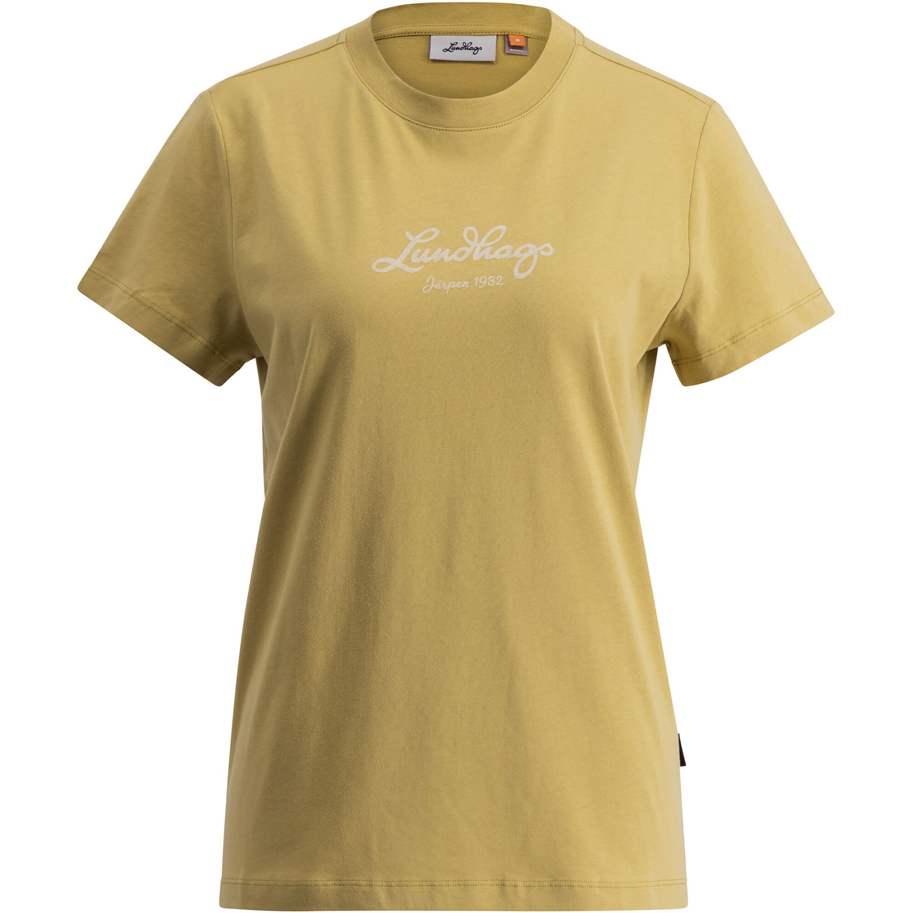 Produktbild von Lundhags Järpen Logo T-Shirt Damen - Straw 50700