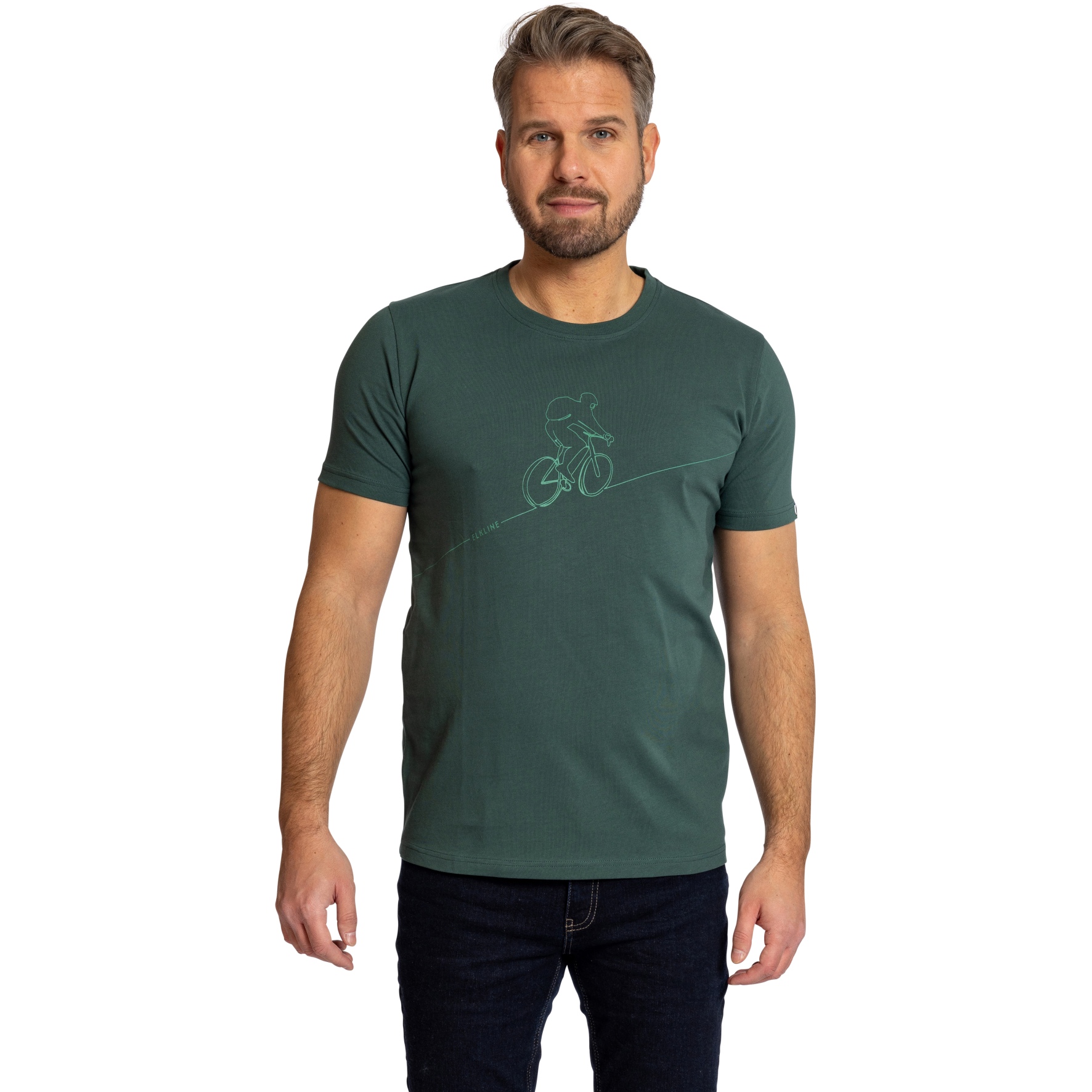 Produktbild von Elkline DOWNHILL T-Shirt Herren - trekking green