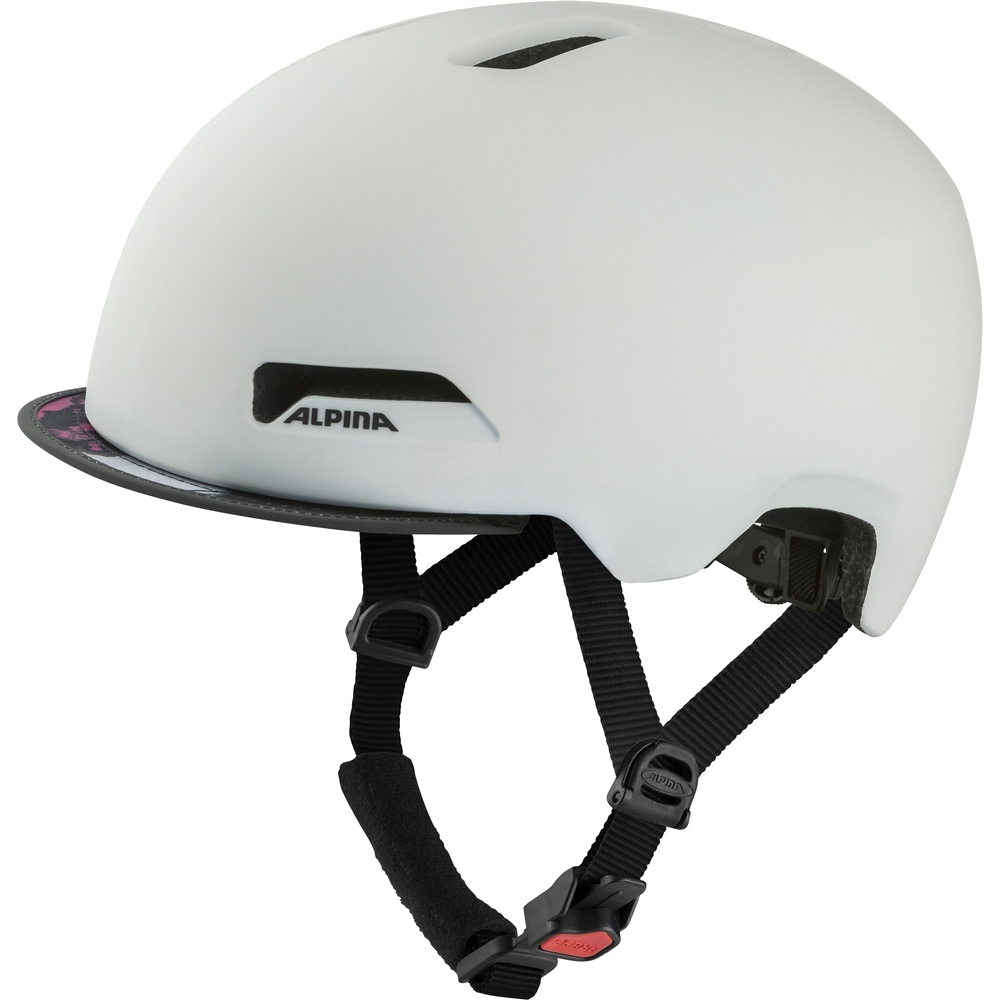 Picture of Alpina Brooklyn Bike Helmet - Michael Cina white matt