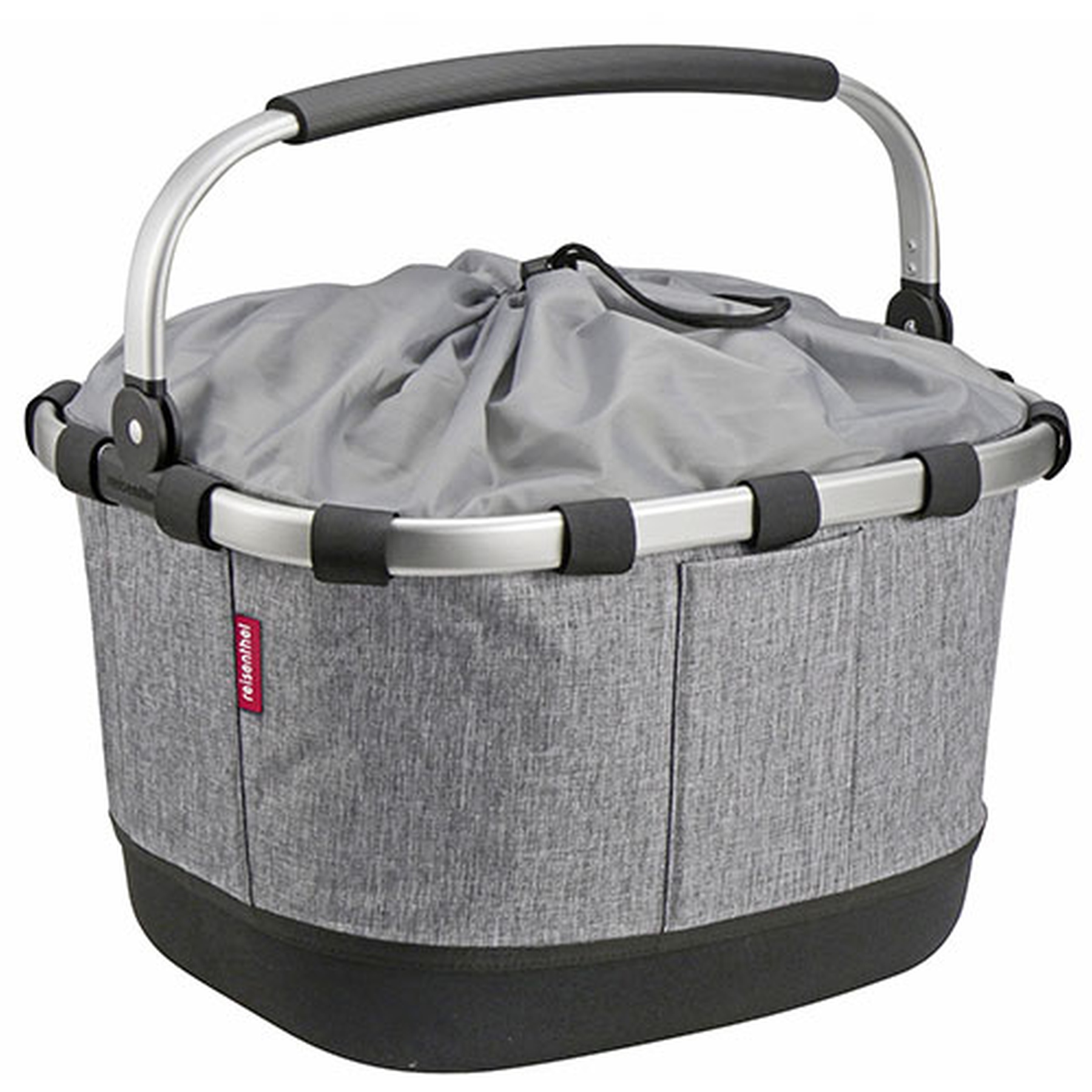 Picture of KLICKfix Carrybag GT Bicycle Basket for Racktime - twist silver