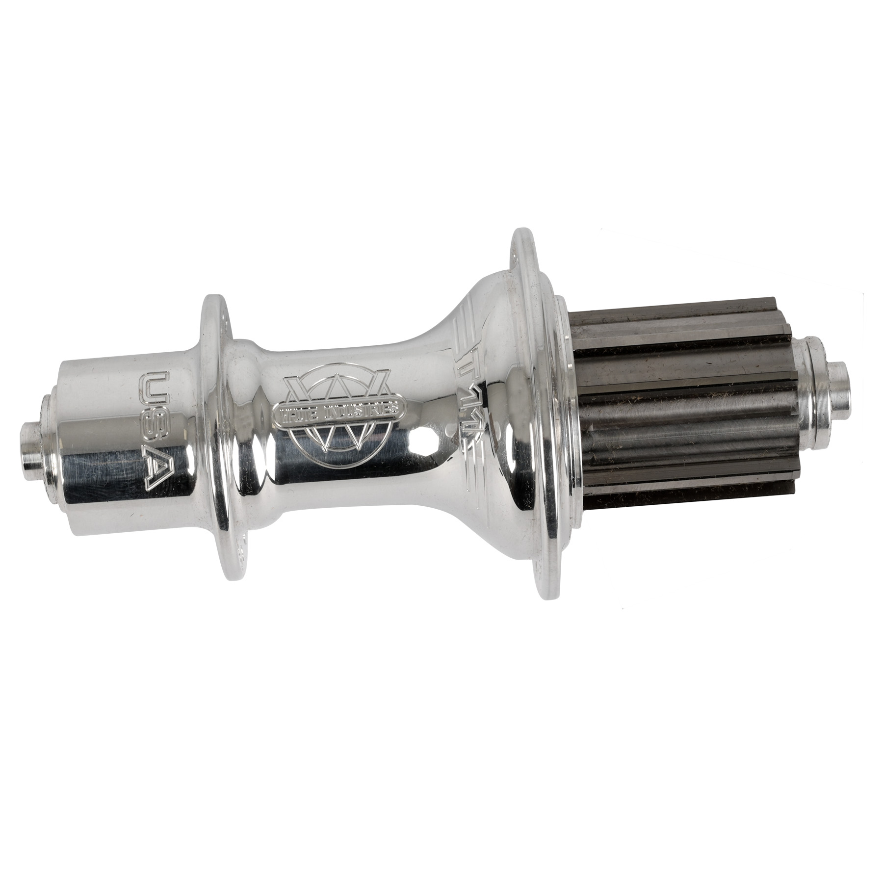 Productfoto van White Industries T11 Achterwielnaaf | QR 10x130mm | Campagnolo Freehub - silver