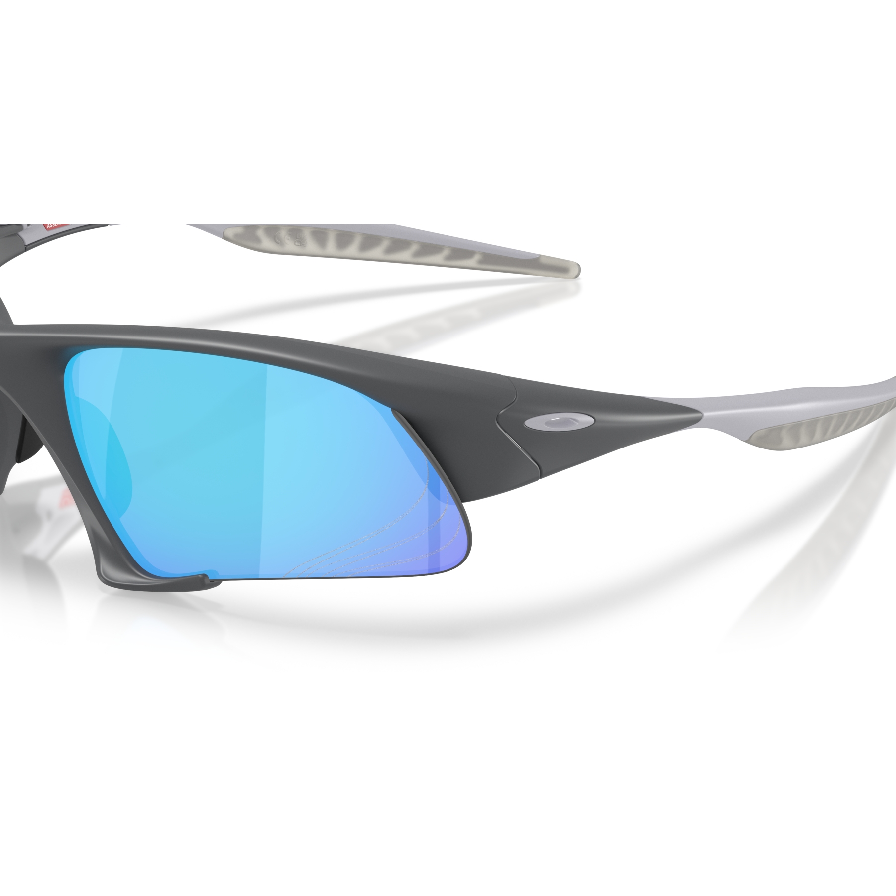 Oakley Suture Jacket Glasses - Matte Carbon/Prizm Sapphire