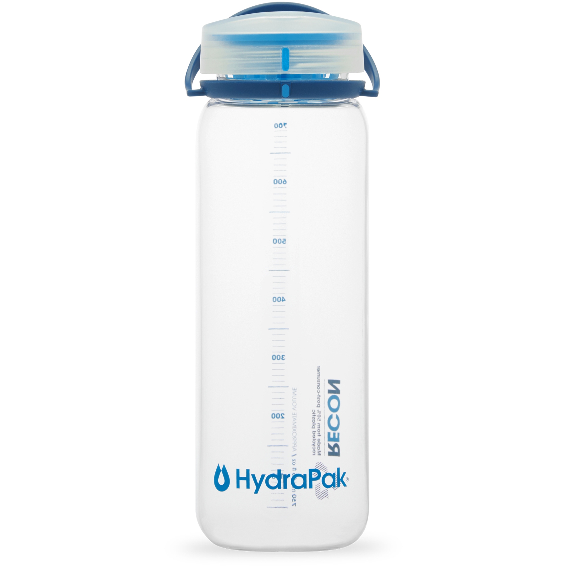 Productfoto van Hydrapak Recon™ Drinkfles - 750ml - Clear/Navy/Cyan