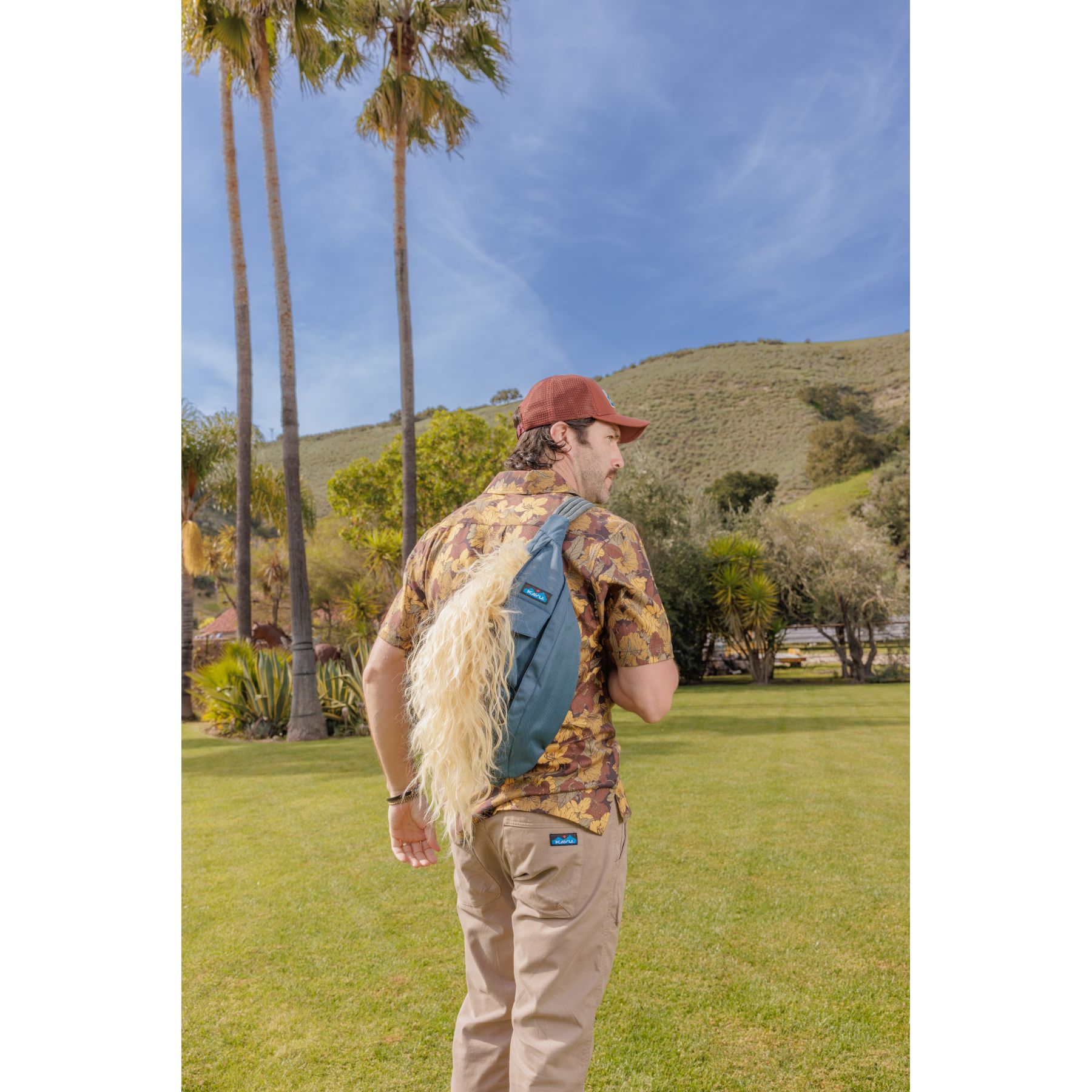 KAVU Rope Bag Sling Pack – Canvas Crossbody Bag For Hiking, Camping & Everyday Commute
