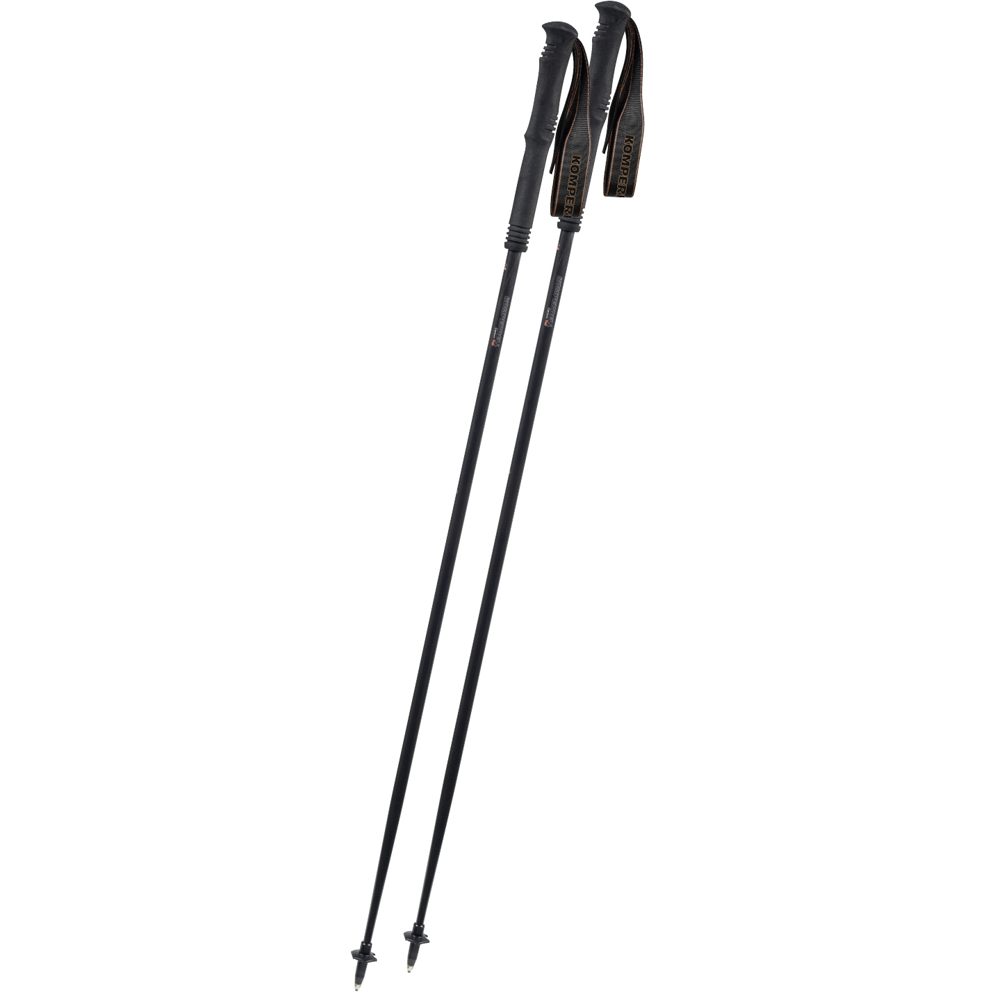 Picture of Komperdell Carbon C1 Trail Trailrunning Poles (Pair) - black/ blue
