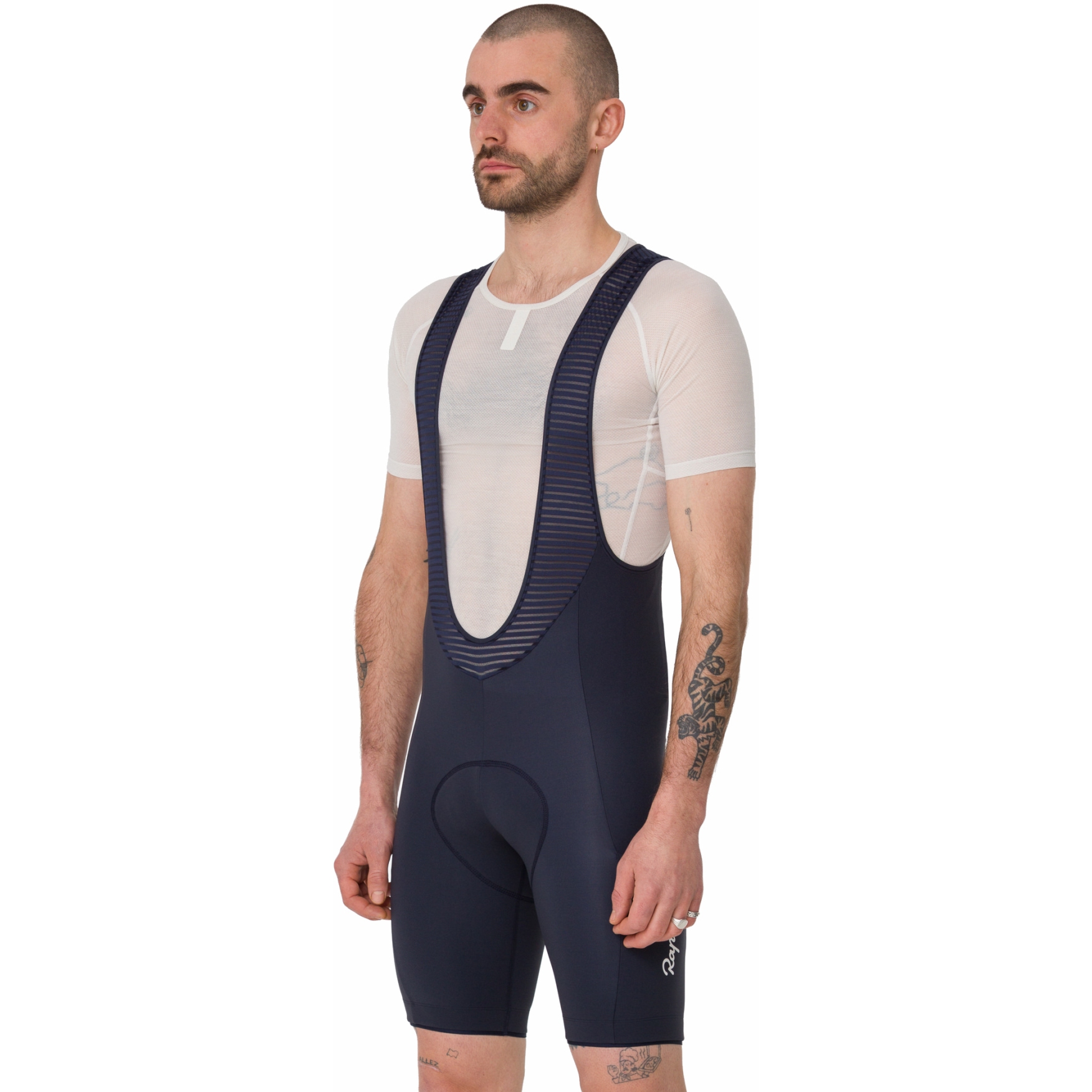 Rapha Cargo Bib Shorts Men - dark navy/white | BIKE24