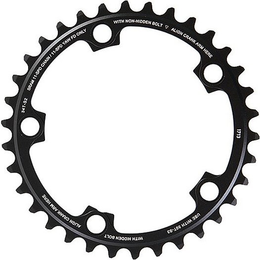 Picture of SRAM X-Glide R Chainring Yaw 110mm 11-speed - 34 + 36 Teeth