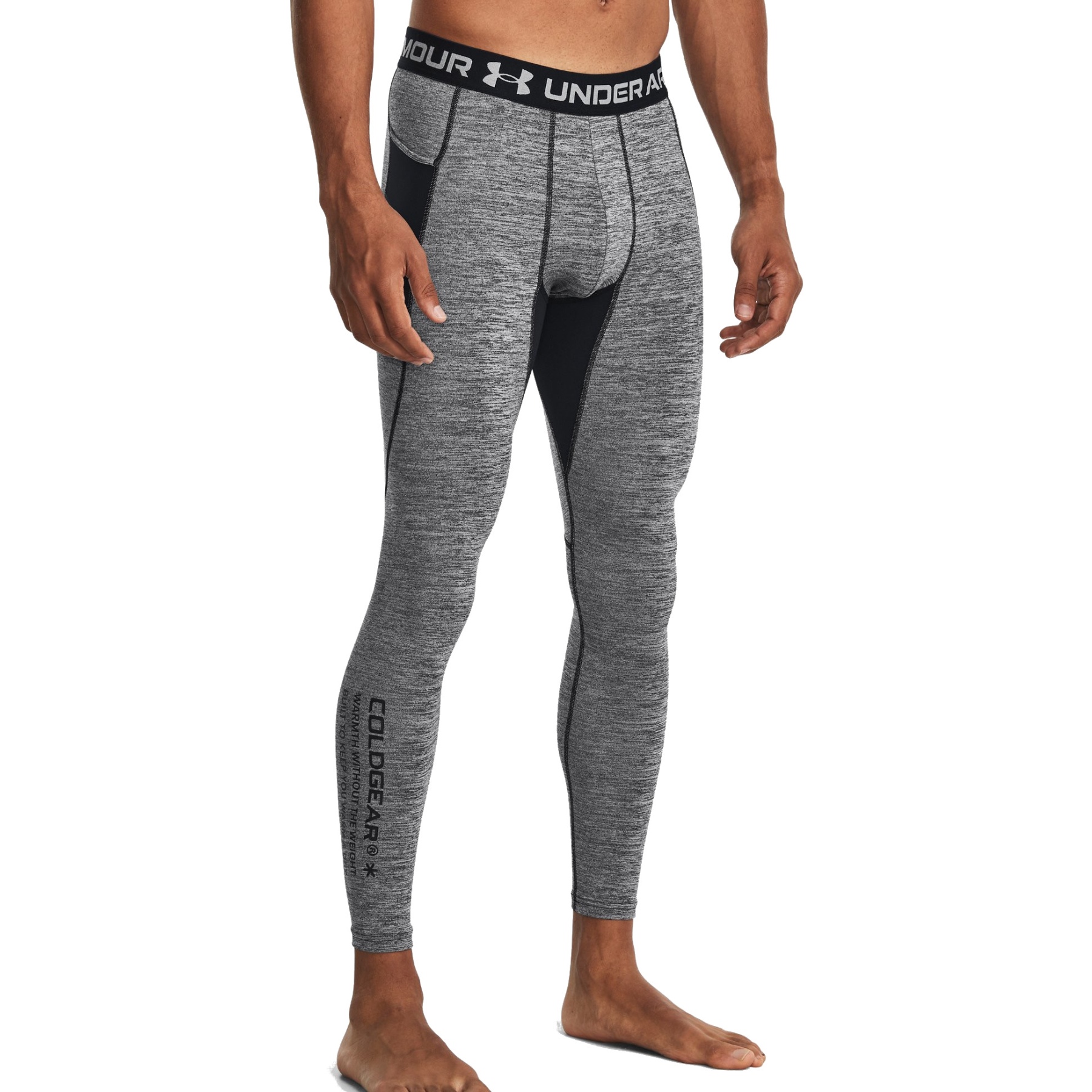 National Athletic Goods Slim Mock Twist Fleece Gym Pant - Dark Grey