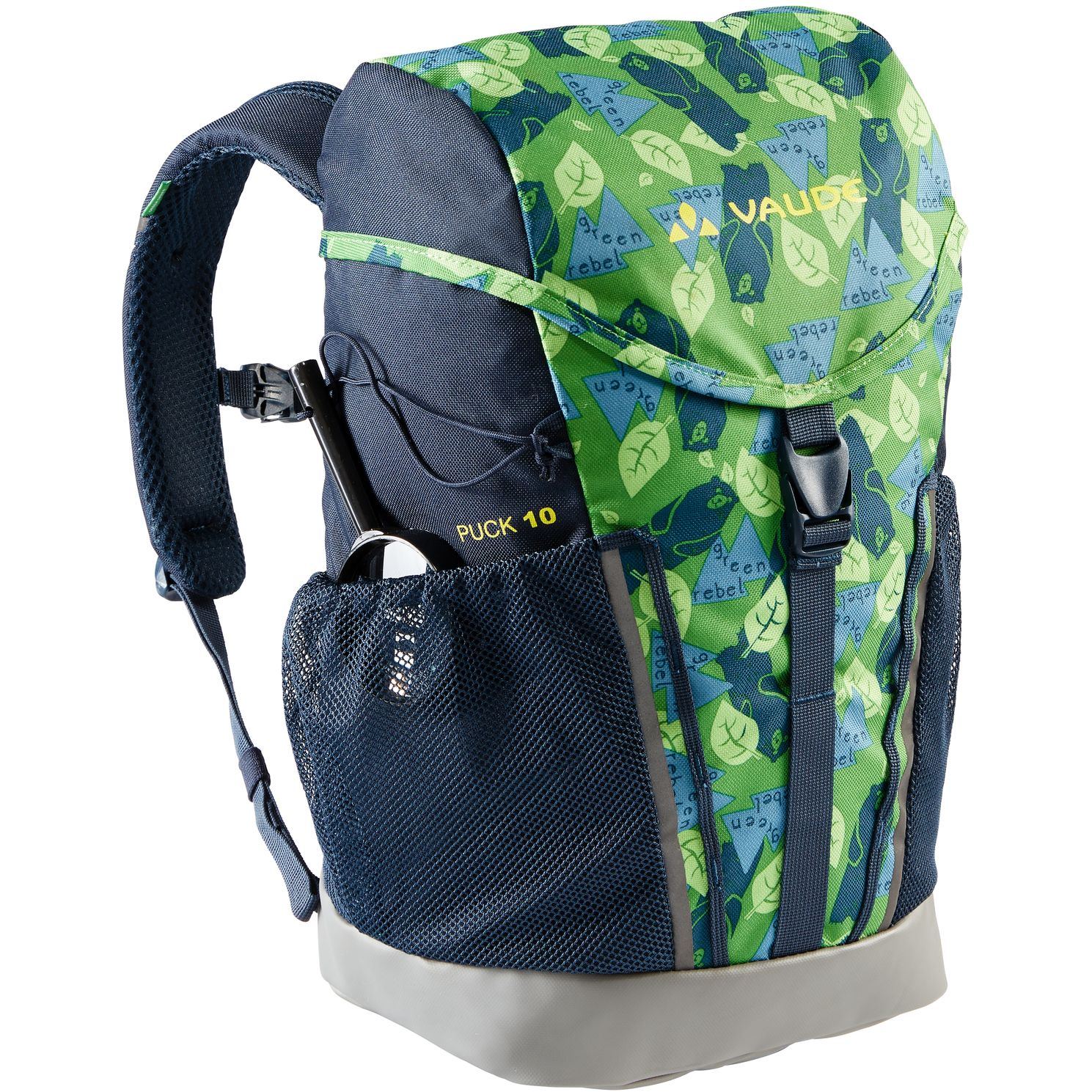 Picture of Vaude Puck 10 Kids Backpack - parrot green/eclipse