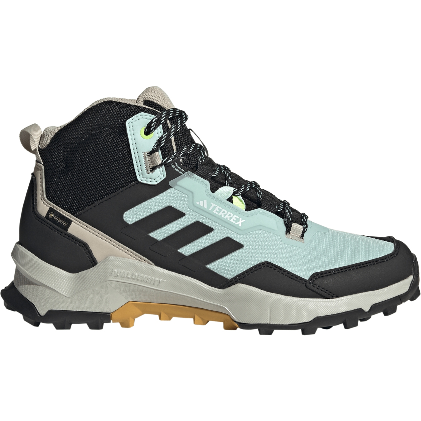 Picture of adidas TERREX AX4 Mid GORE-TEX Hiking Shoes Women - seflaq/core black/pre yellow IF4850