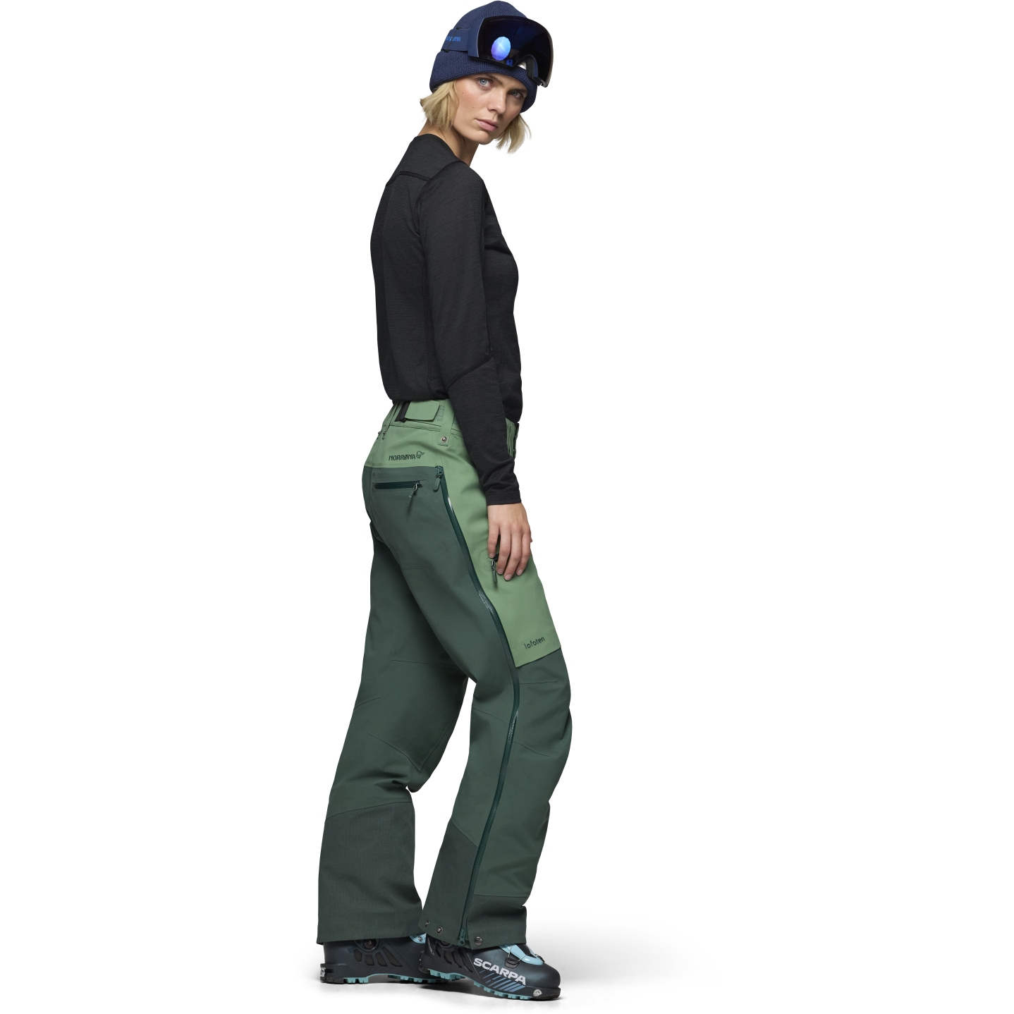 Norrona lofoten Gore-Tex Pro Pants Women - Dark Ivy | BIKE24