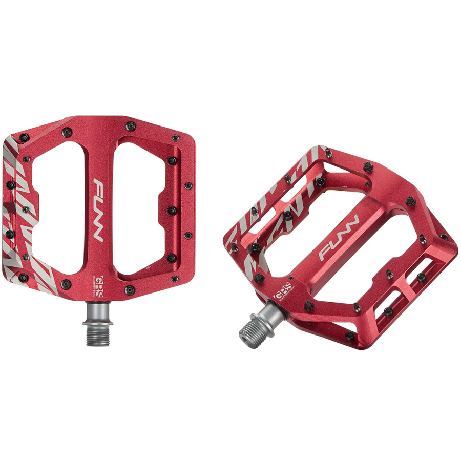 Picture of Funn Funndamental Flat Pedals - red