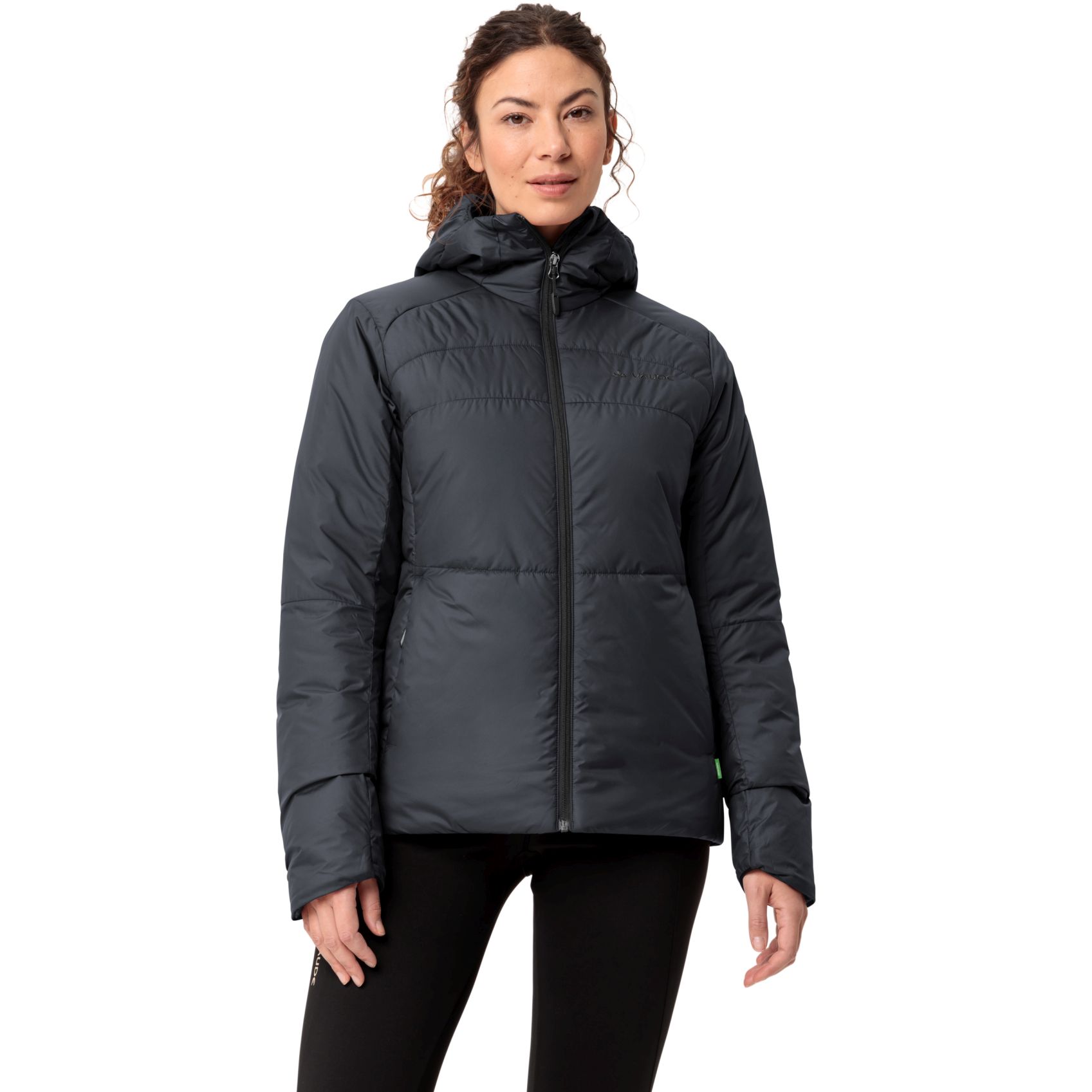 Produktbild von Vaude Neyland Hooded Isolations Jacke Damen - phantom black