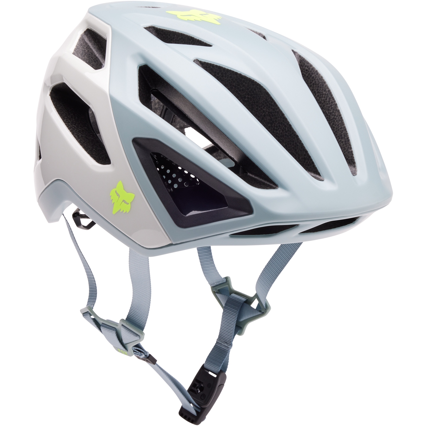 Image of FOX Crossframe Pro MTB Helmet - Exploration - light grey