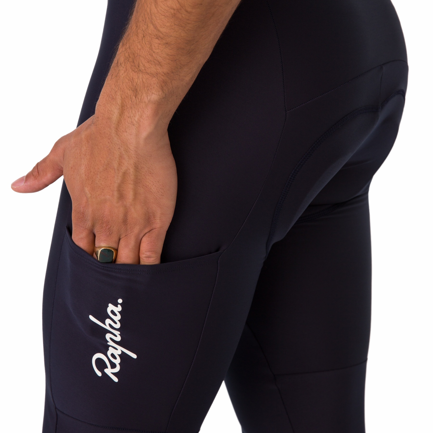 Rapha Core Cargo Winter Bib Tights with Pad Men - dark navy/navy