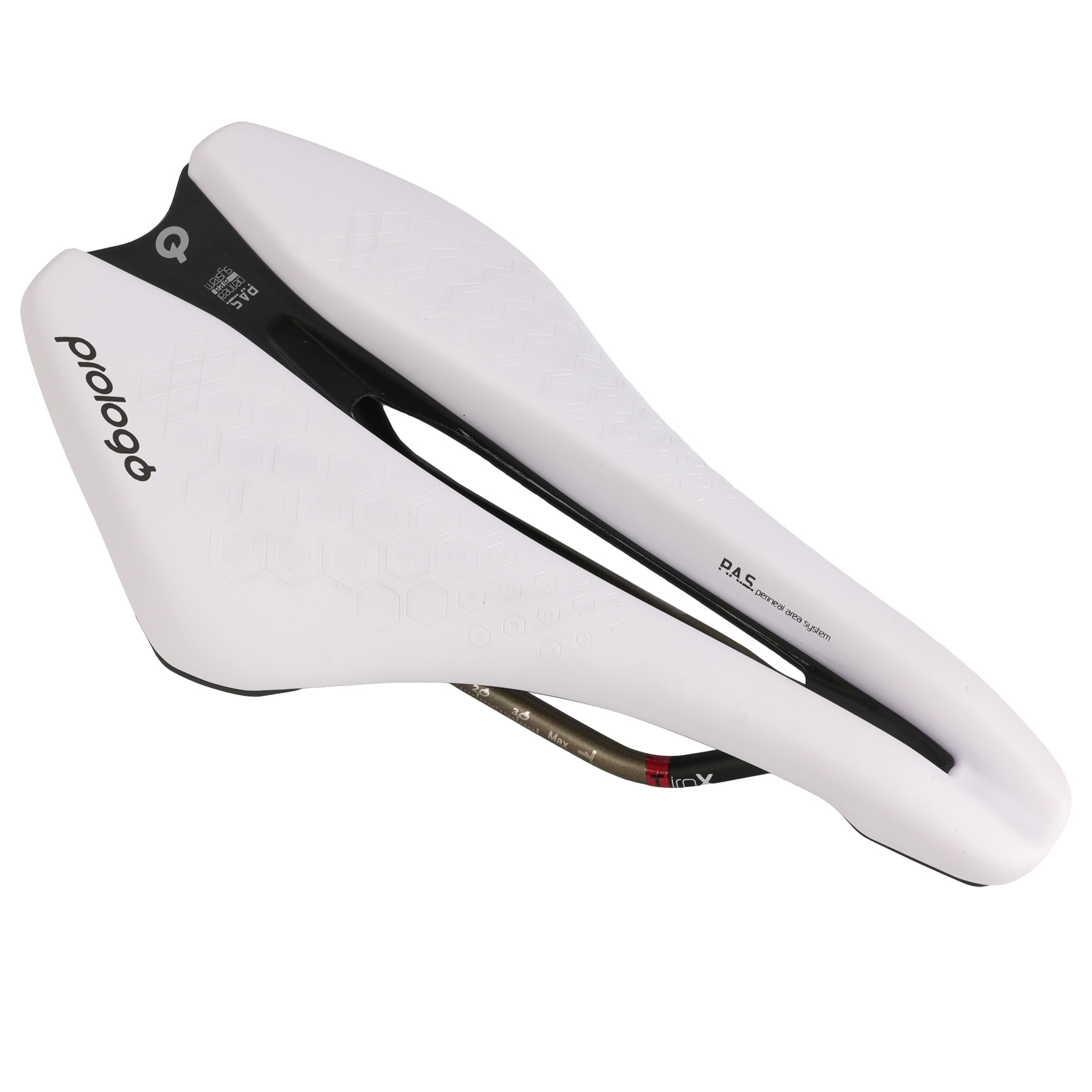 Prologo プロロゴ Dimension TIROX White Prologo Dimension Tri Pas TiroX Saddle - white / silver | BIKE24