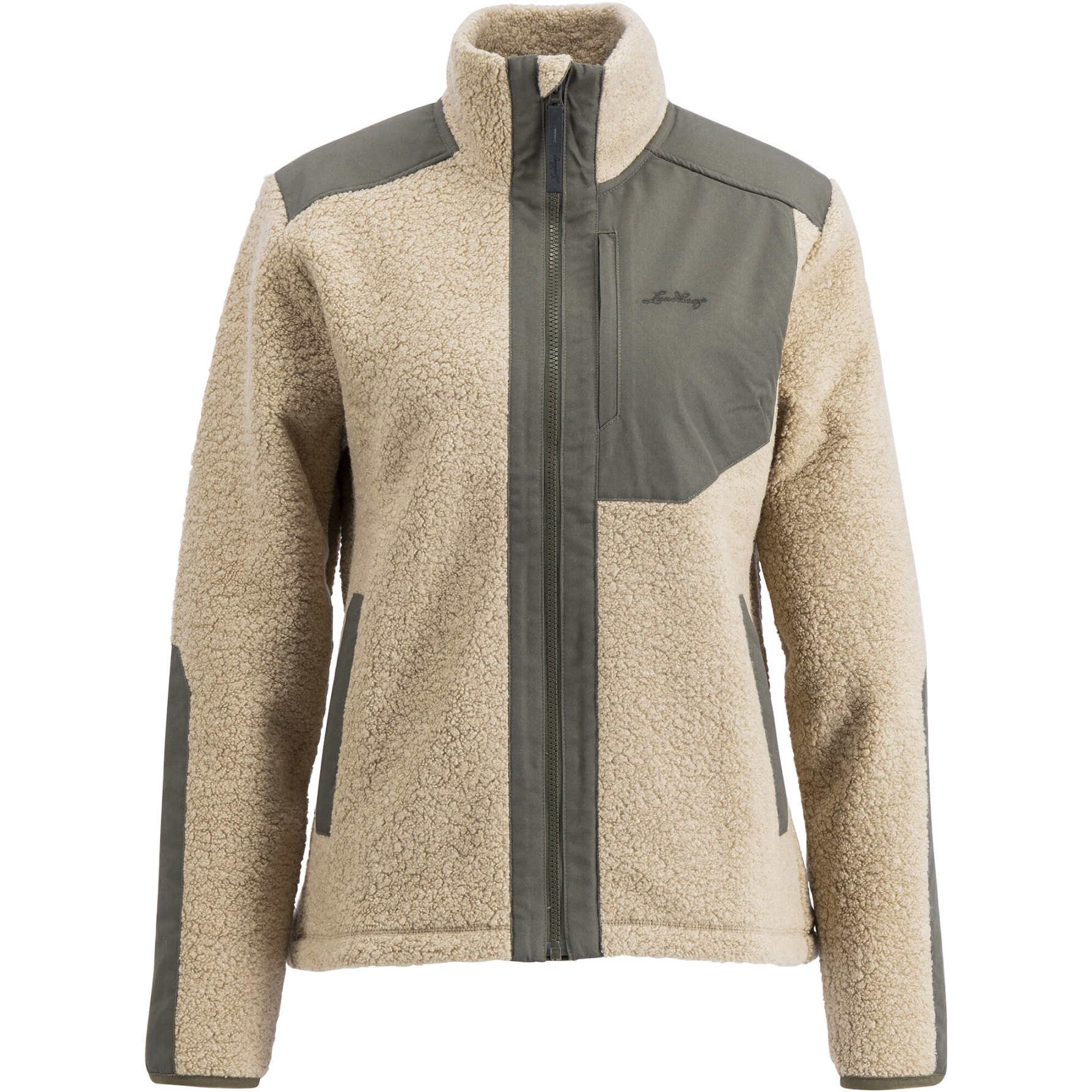 Productfoto van Lundhags Saruk Wool Pile Fleece Jas Dames - Sand 730