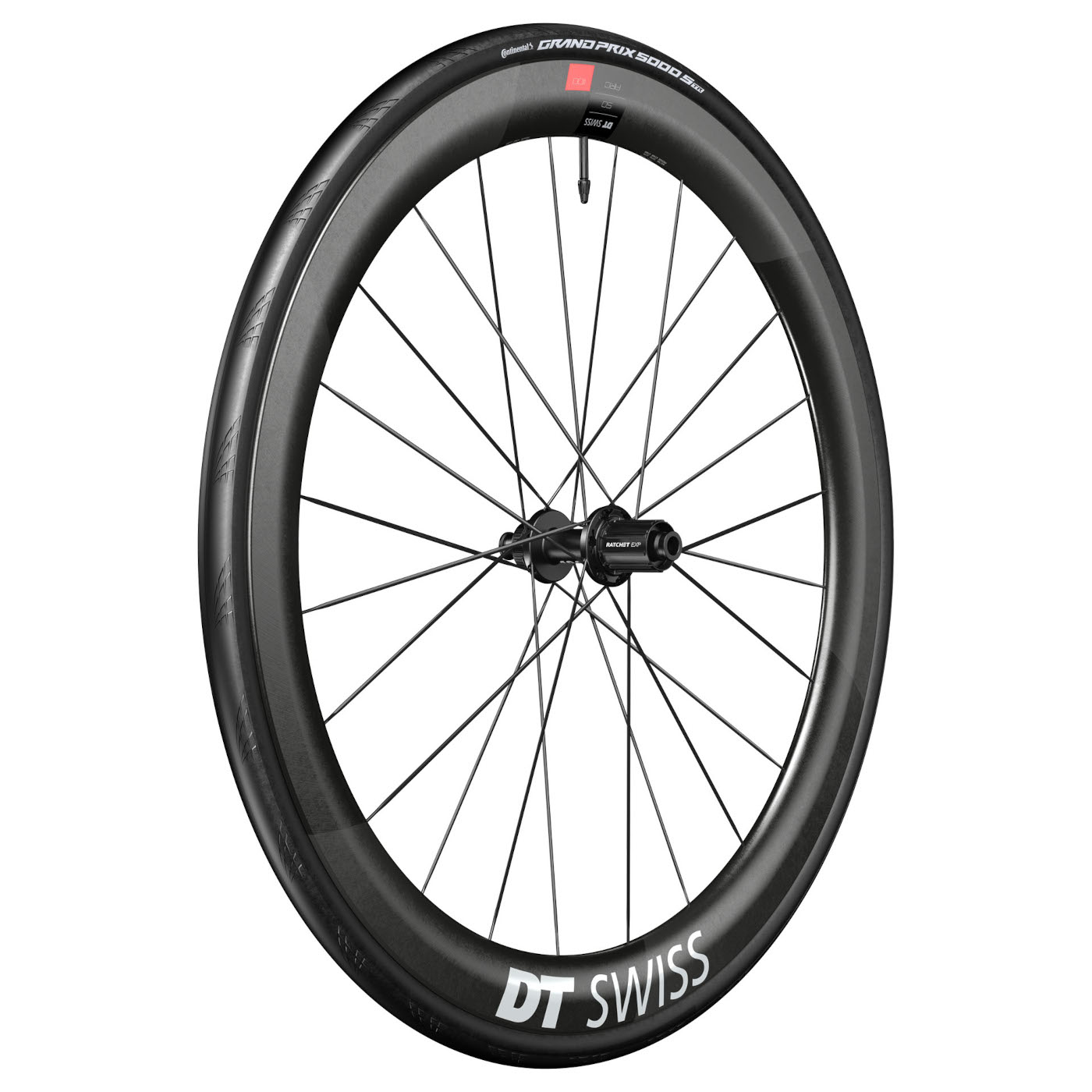 Колесная система DT Swiss | Continental WTS - Заднее колесо ARC 1100 DICUT 50 + складная шина GP 5000 S - 28