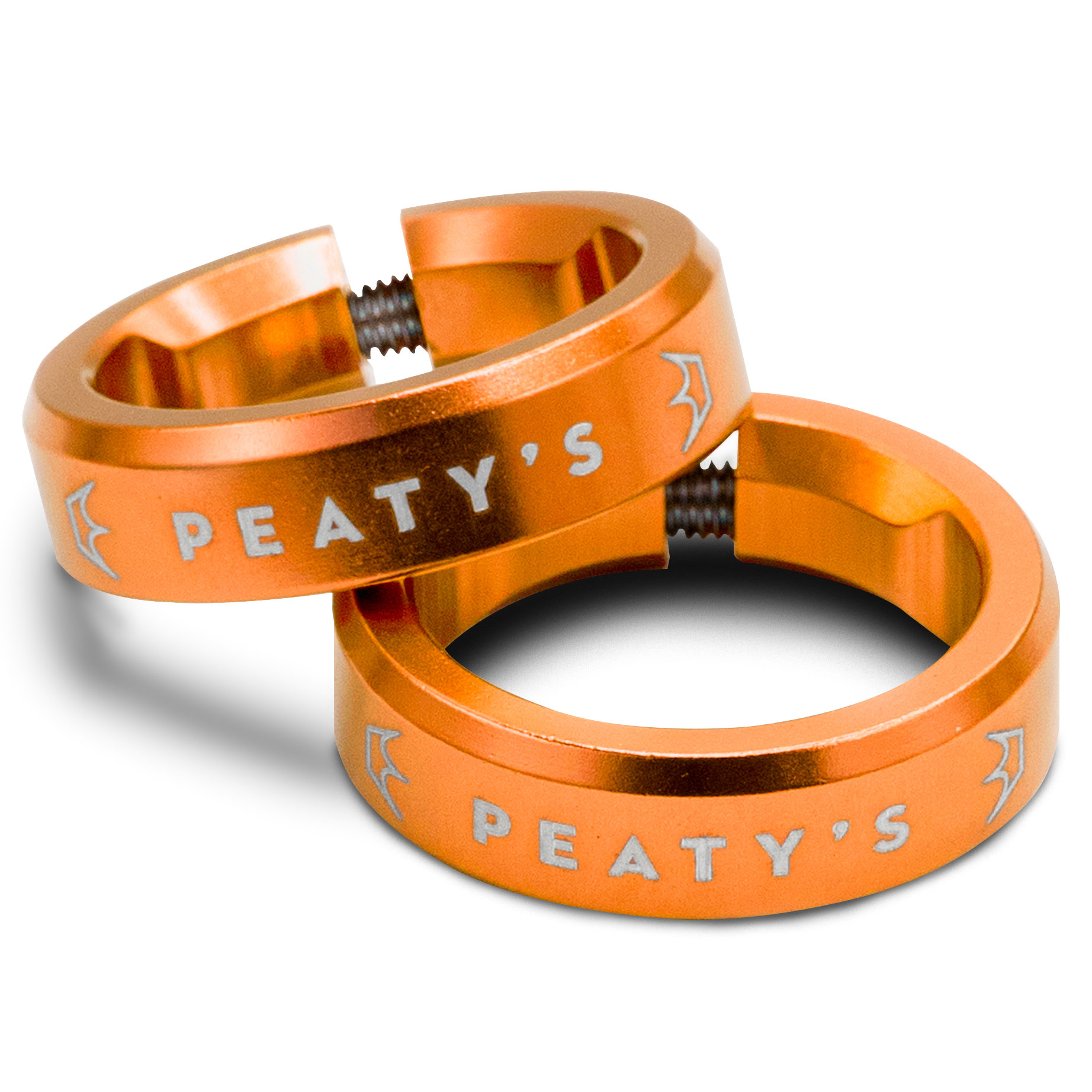 Produktbild von Peaty&#039;s Monarch Grips Lockrings Klemmringe - Mango