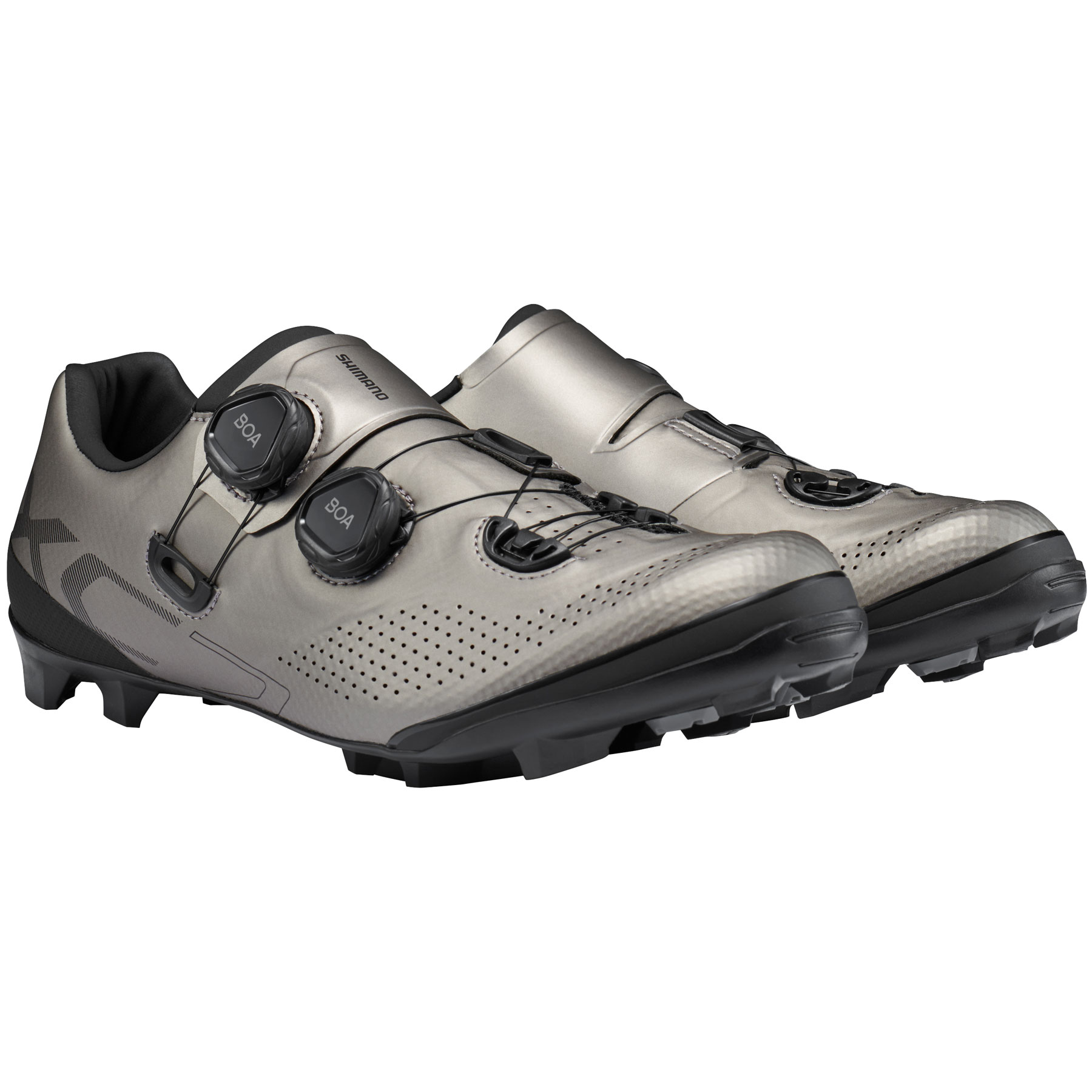 ウェア Shimano SHXC702M Shimano SH-XC702 Cycling Shoes Men - Wide - silver | BIKE24