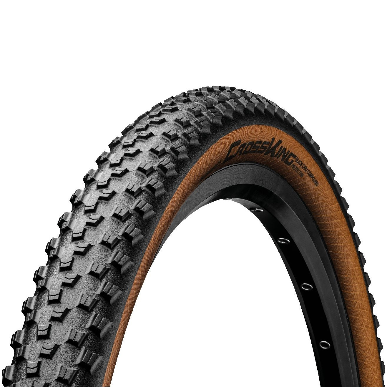 Picture of Continental Cross King ProTection Folding Tire - 29x2.20&quot; - black/amber
