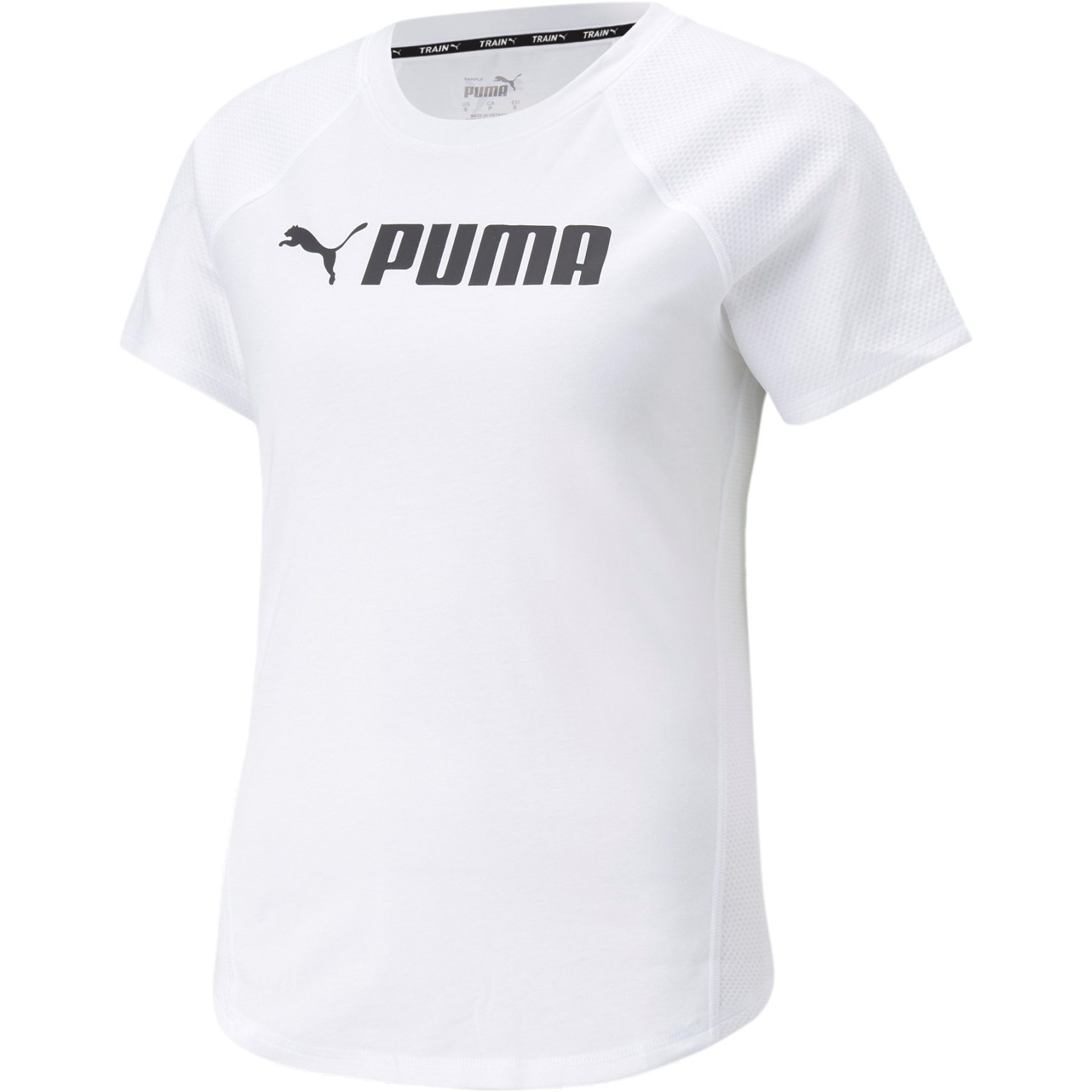 Produktbild von Puma Fit Logo T-Shirt Damen - Puma White