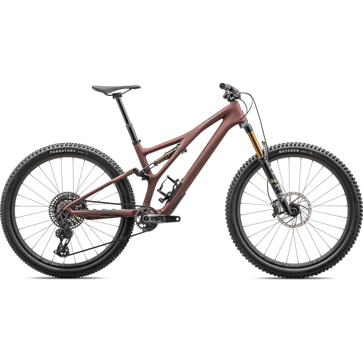 Productfoto van Specialized STUMPJUMPER PRO - 29&quot; Carbon Mountainbike - 2023 - satin rusted red / dove grey