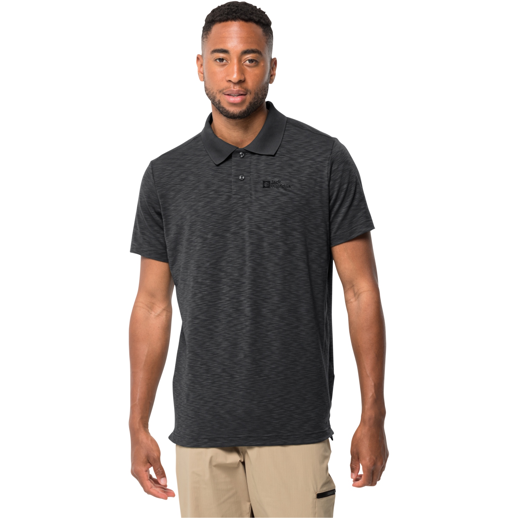 Picture of Jack Wolfskin Travel Polo Men - black
