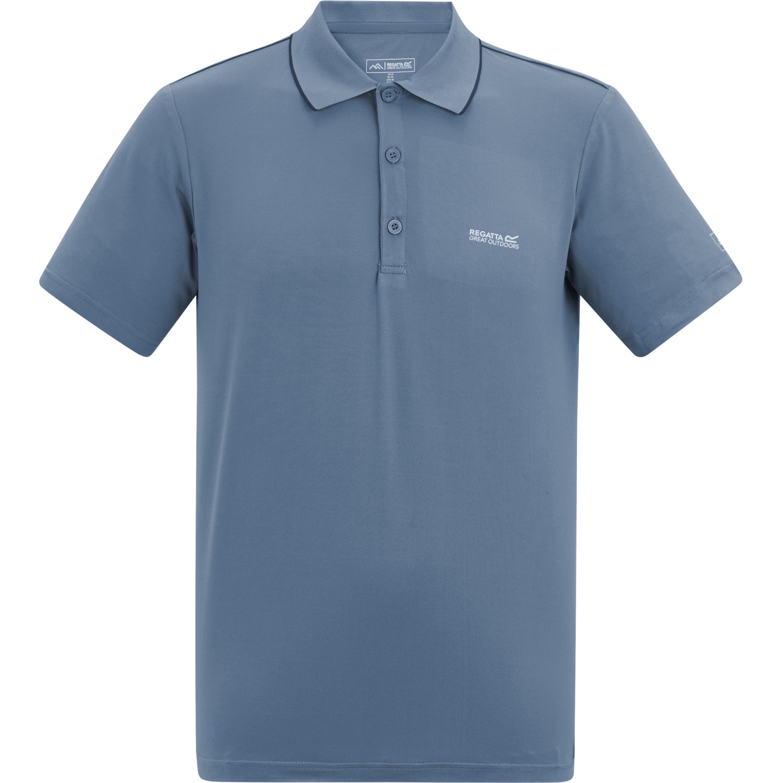 Мужская эластичная рубашка поло Regatta Maverik - China Blue ZZ8 blue