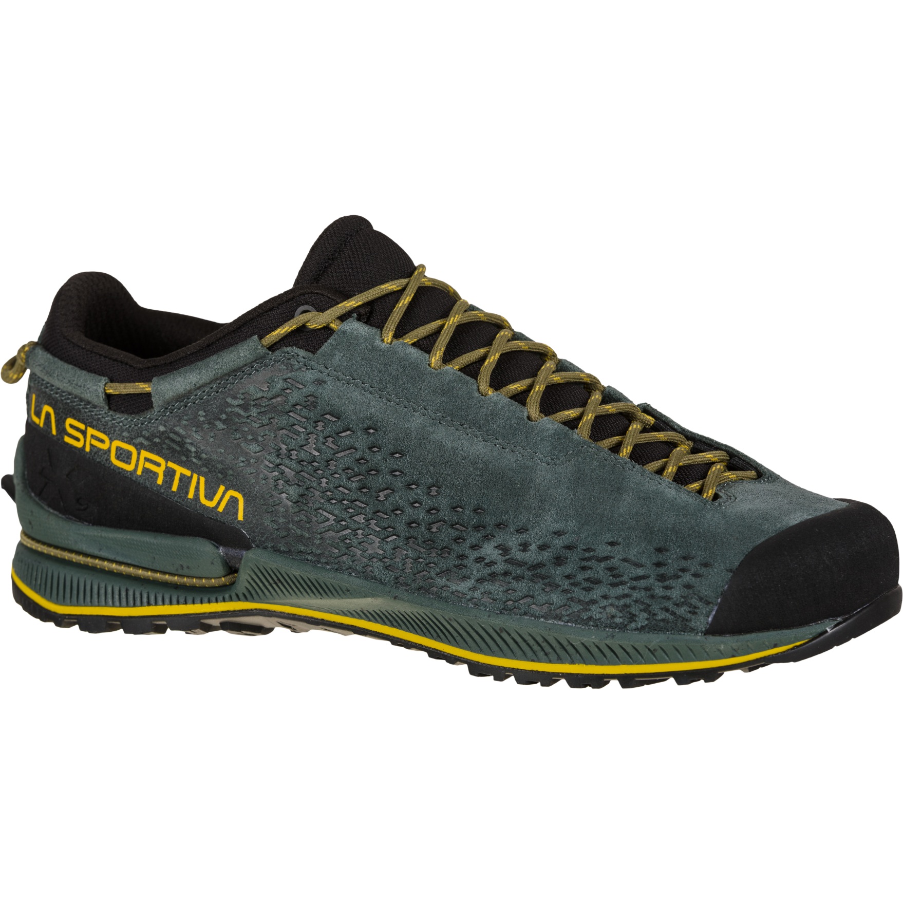 Picture of La Sportiva TX2 Evo Leather Approach Shoes - Charcoal/Moss