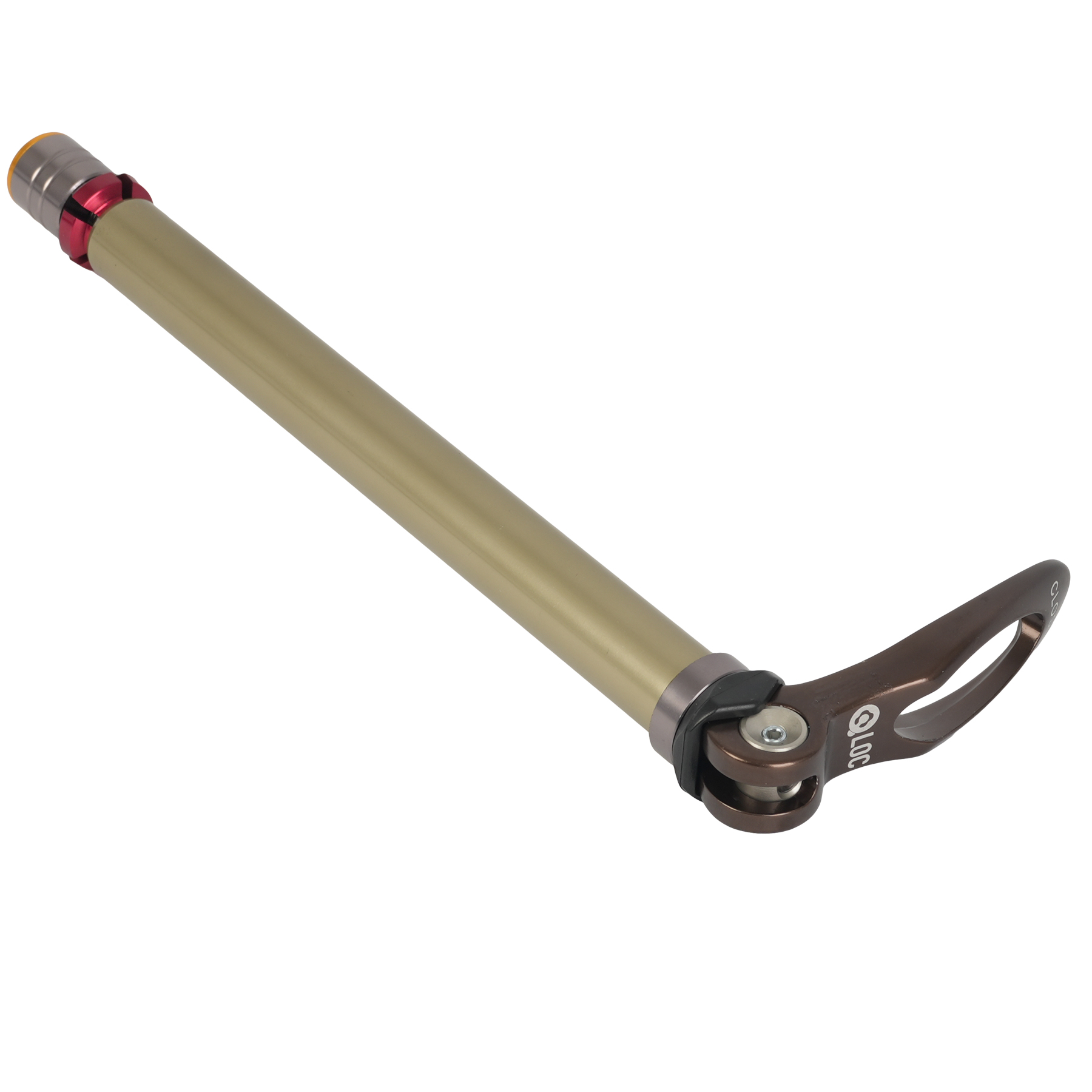 BANDIERA ASSE PASSANTE Sgancio Rapido Bicicletta 100x15 Mm Leva Forcella Anteriore Alluminio EUR - Foto 10