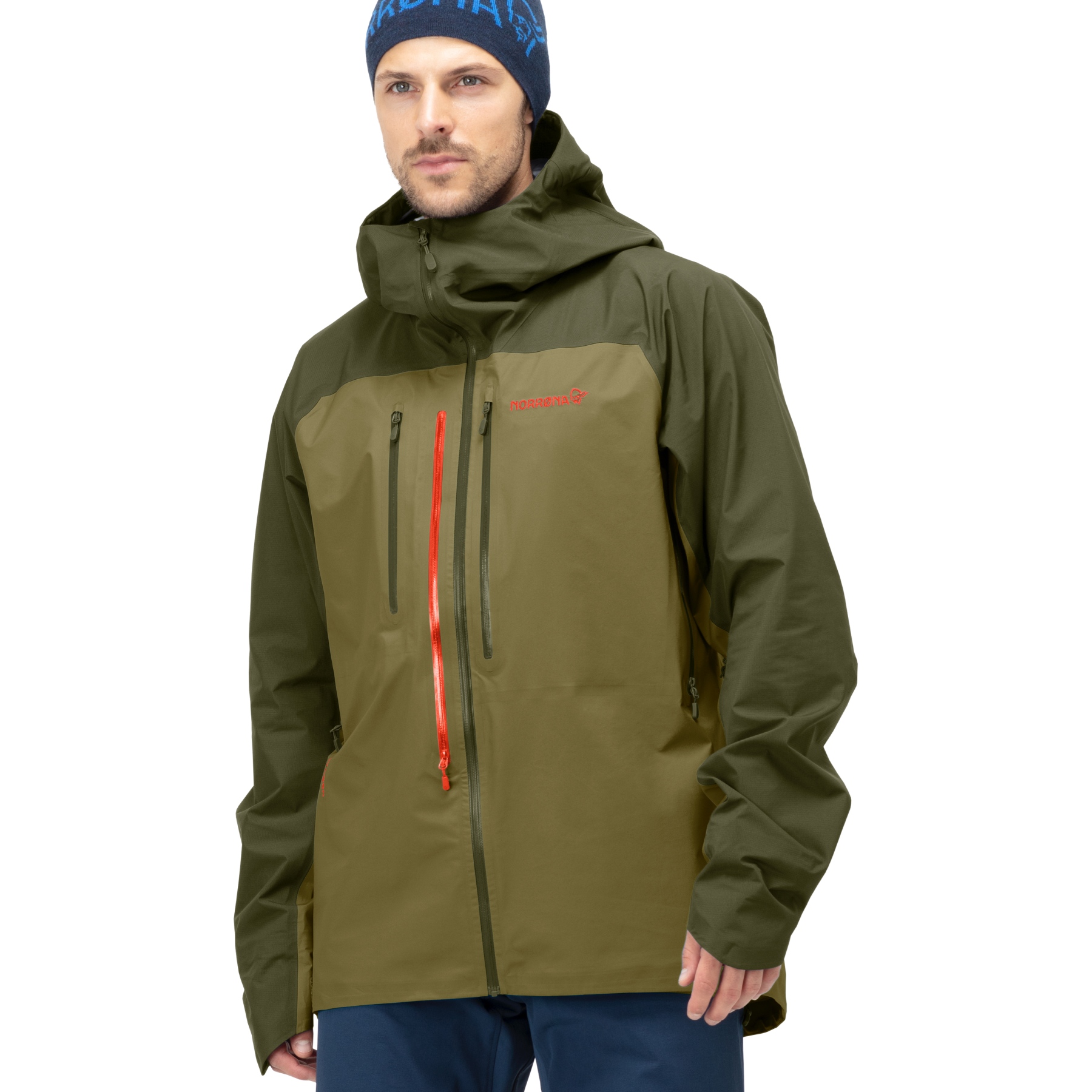 Picture of Norrona lyngen Gore-Tex Jacket Men - Olive Drab/Olive Night