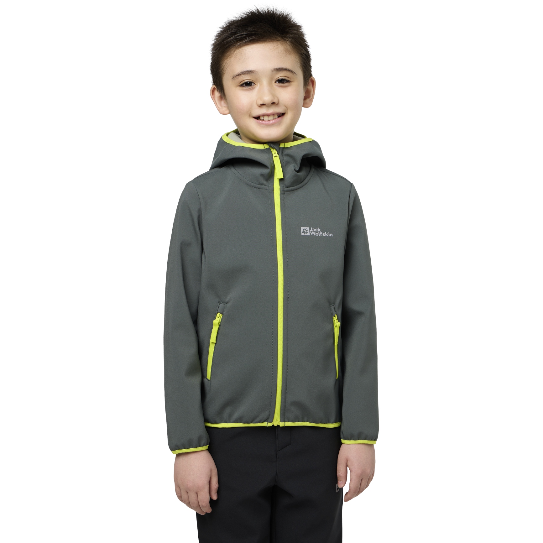 Produktbild von Jack Wolfskin Fourwinds Jacke Kinder - slate green