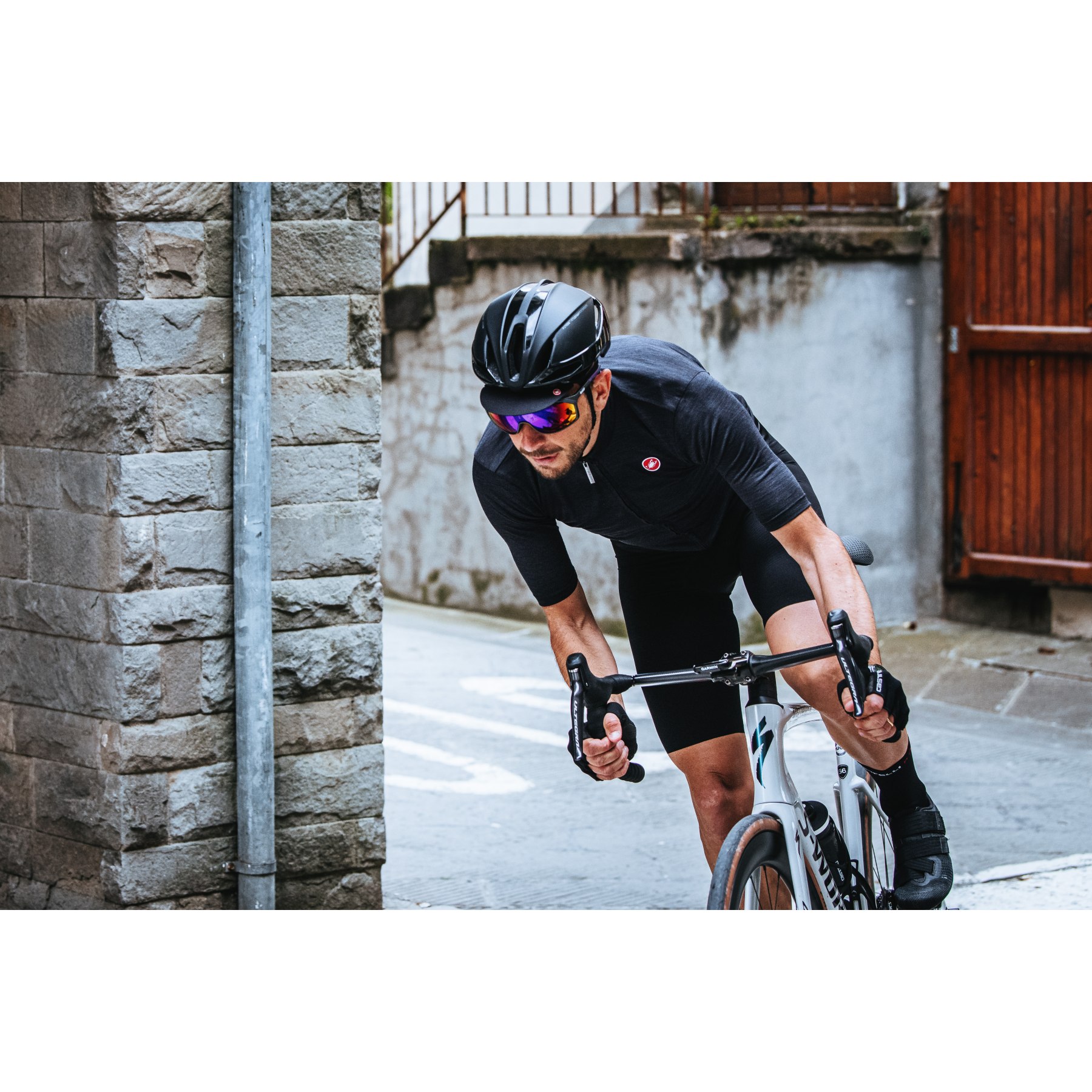 Castelli Culotte Corto con Tirantes Ciclismo Hombre - Premio Black - deep  green 309