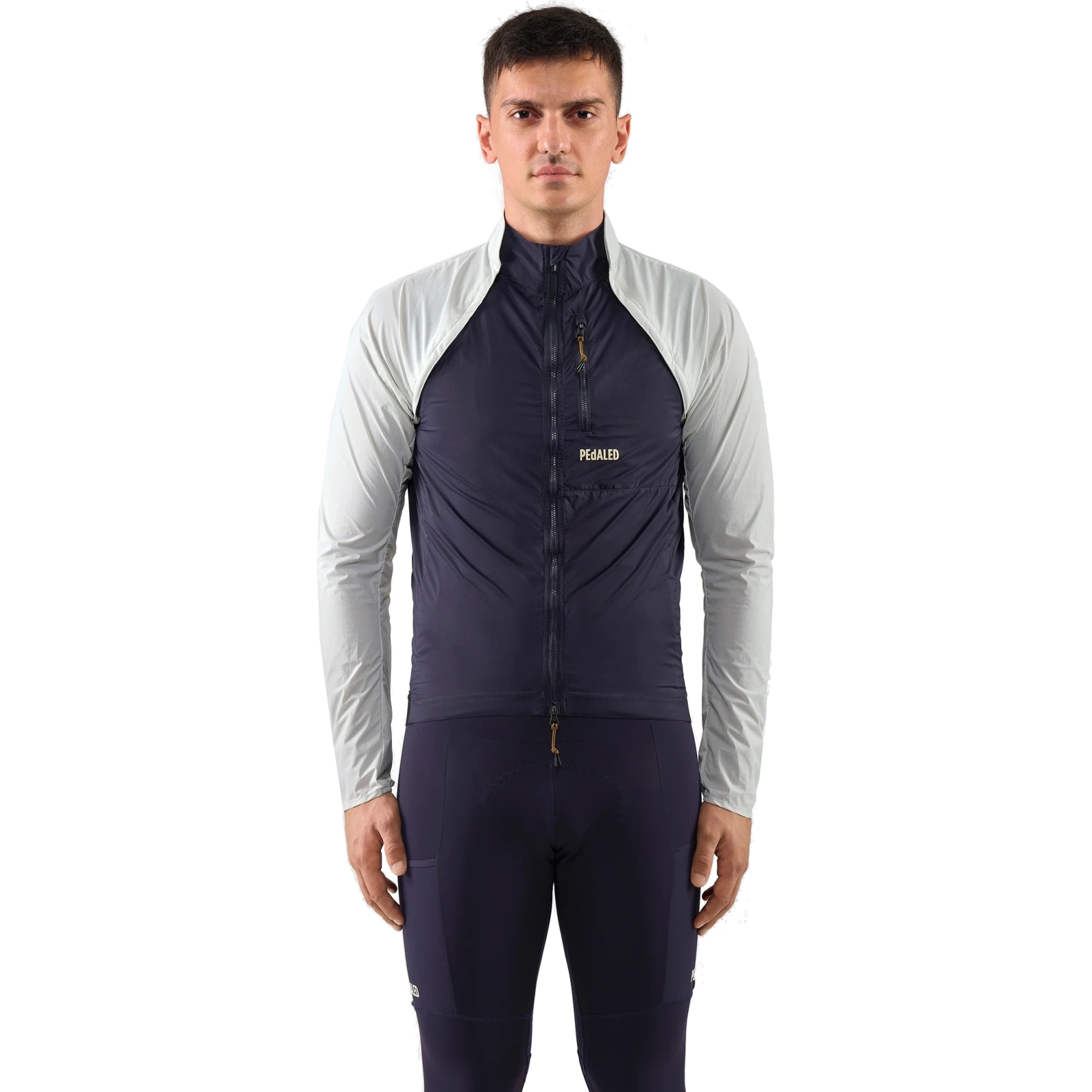 Produktbild von PEdALED Odyssey Jacke mit abnehmbaren Ärmeln Herren - Dark Navy