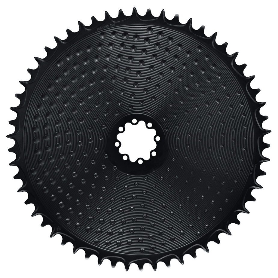 Produktbild von Alugear AERO Golf Ball Kettenblatt - Road/Gravel | Direct Mount (SRAM 8-Bolt) | 1x 10/11/12s - rund | schwarz