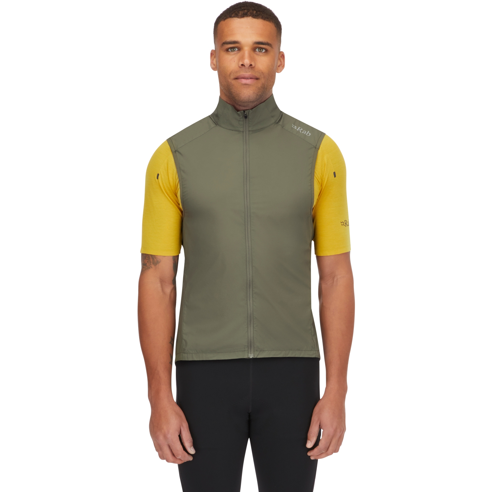 Picture of Rab Cinder Windveil Vest Men - light khaki