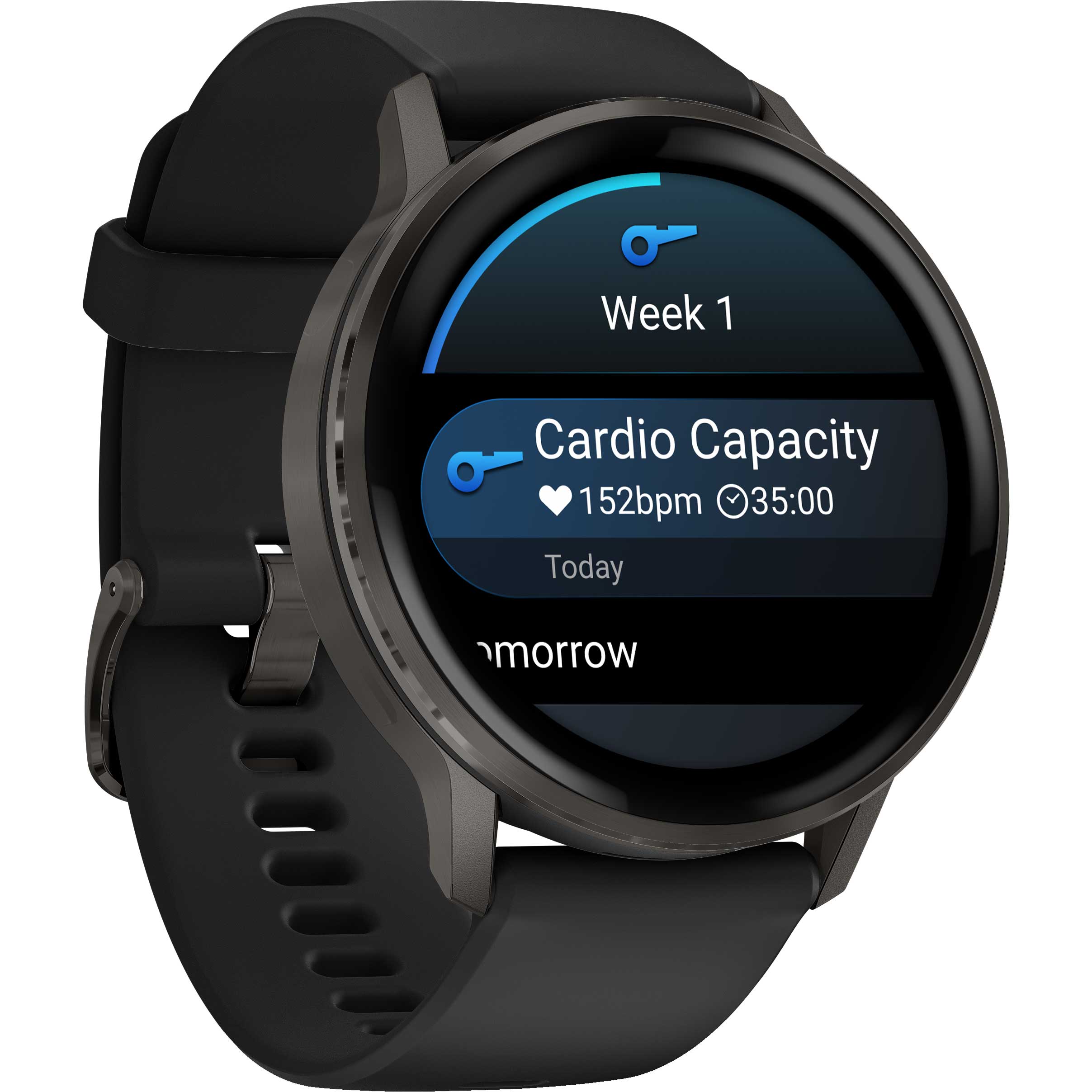 Garmin Venu 4 GPS Smartwatch - 45mm - Black/Slate | BIKE24