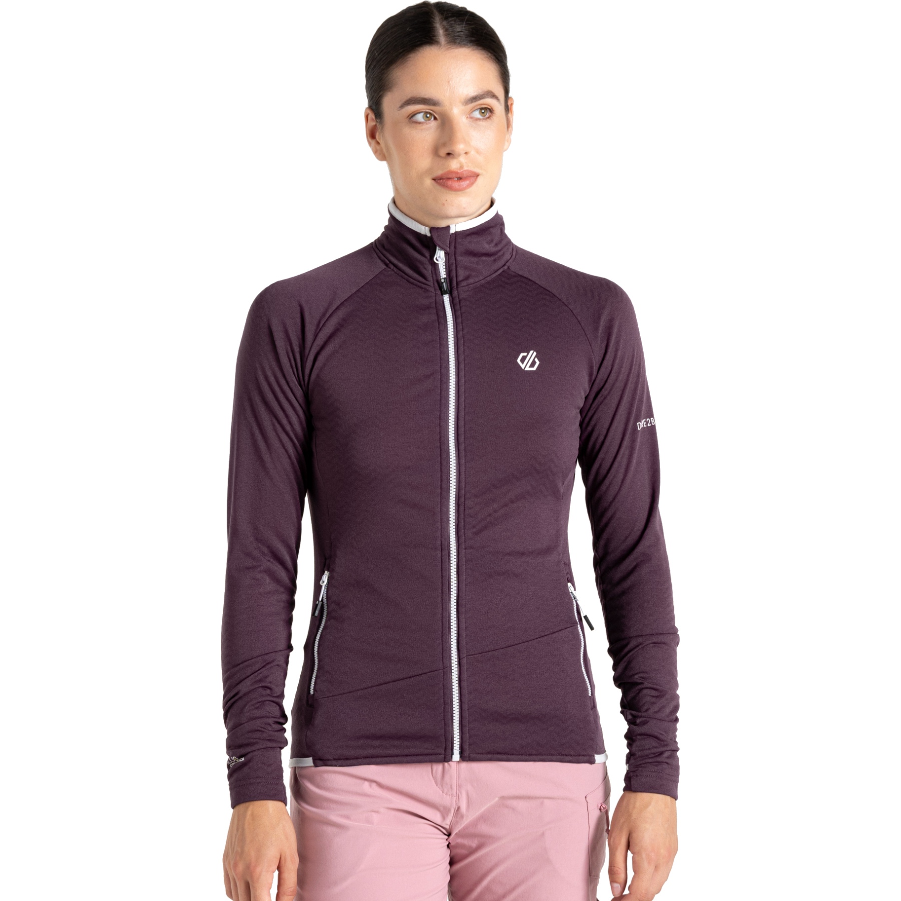 Bild von Dare 2b Emerging Core Stretch Midlayer Damen - 14T Deep Plum