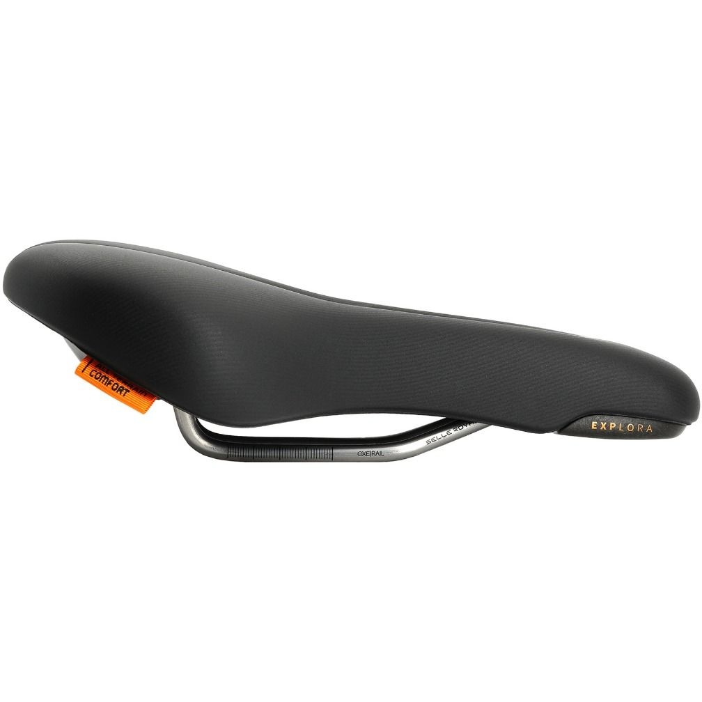 Selle Royal Concorde MTB- En Racezadel – Smal En Ergonomisch, Zwart, Met Bevestigingsschaal