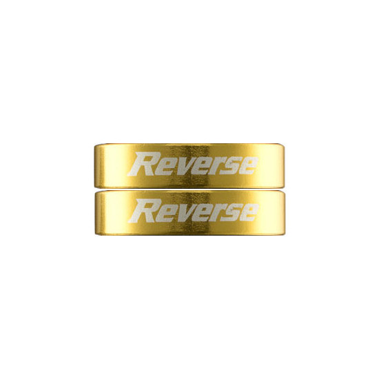Produktbild von Reverse Components Klemmring Set für Lock-On Grips - gold