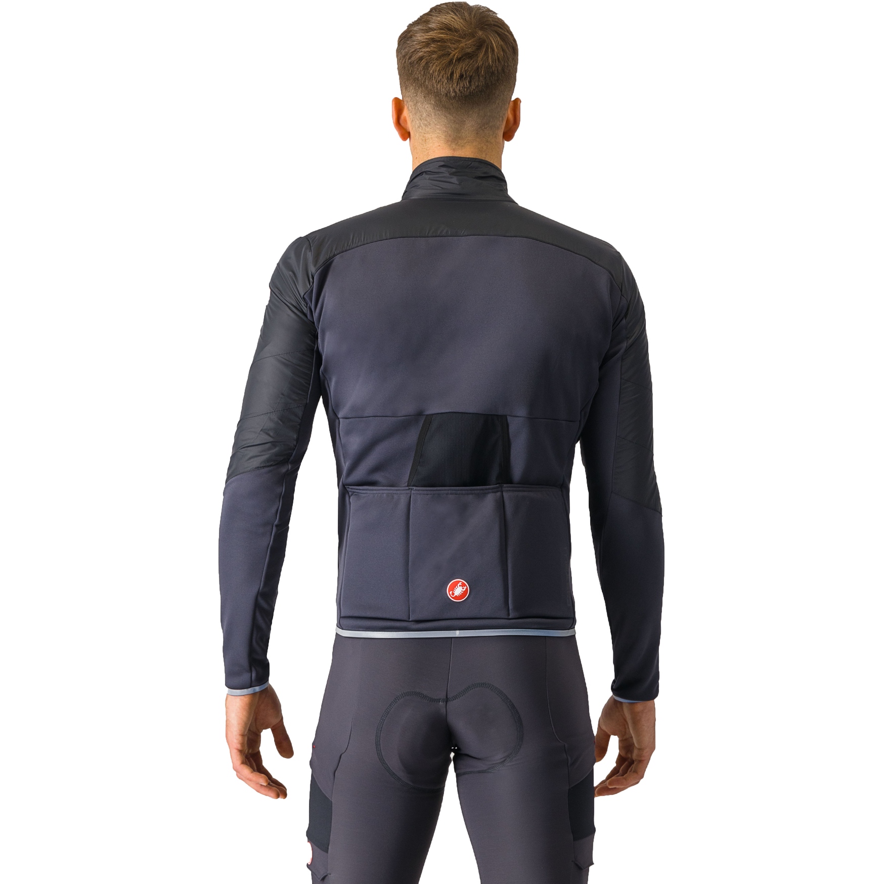 Castelli サイクルジャケット ネイビー　XXL Castelli サイクルジャケット ネイビー XXL メンズサイクリング